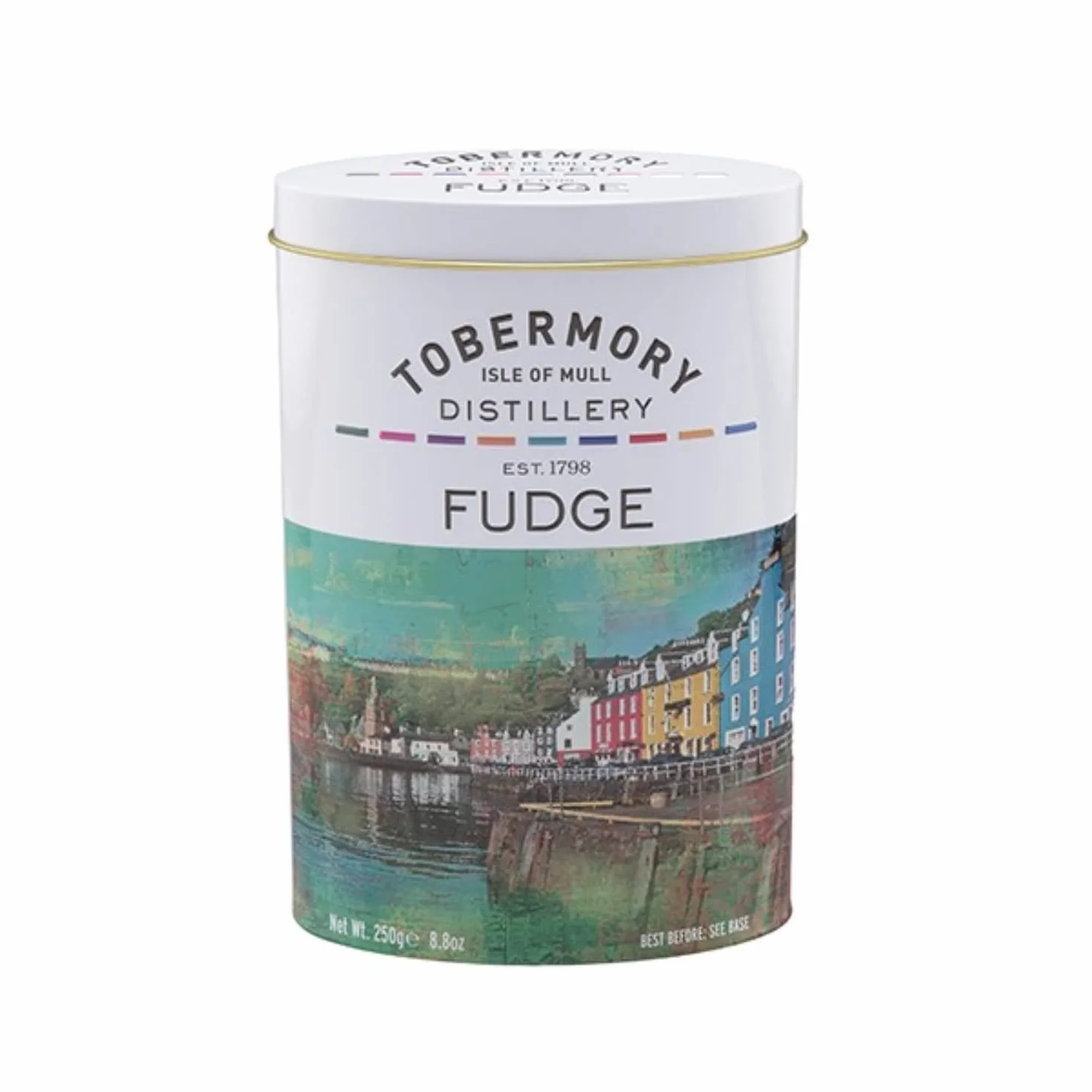 Tobermory Whisky Caramelle Fudge Lattina Metallo 250 Gr.