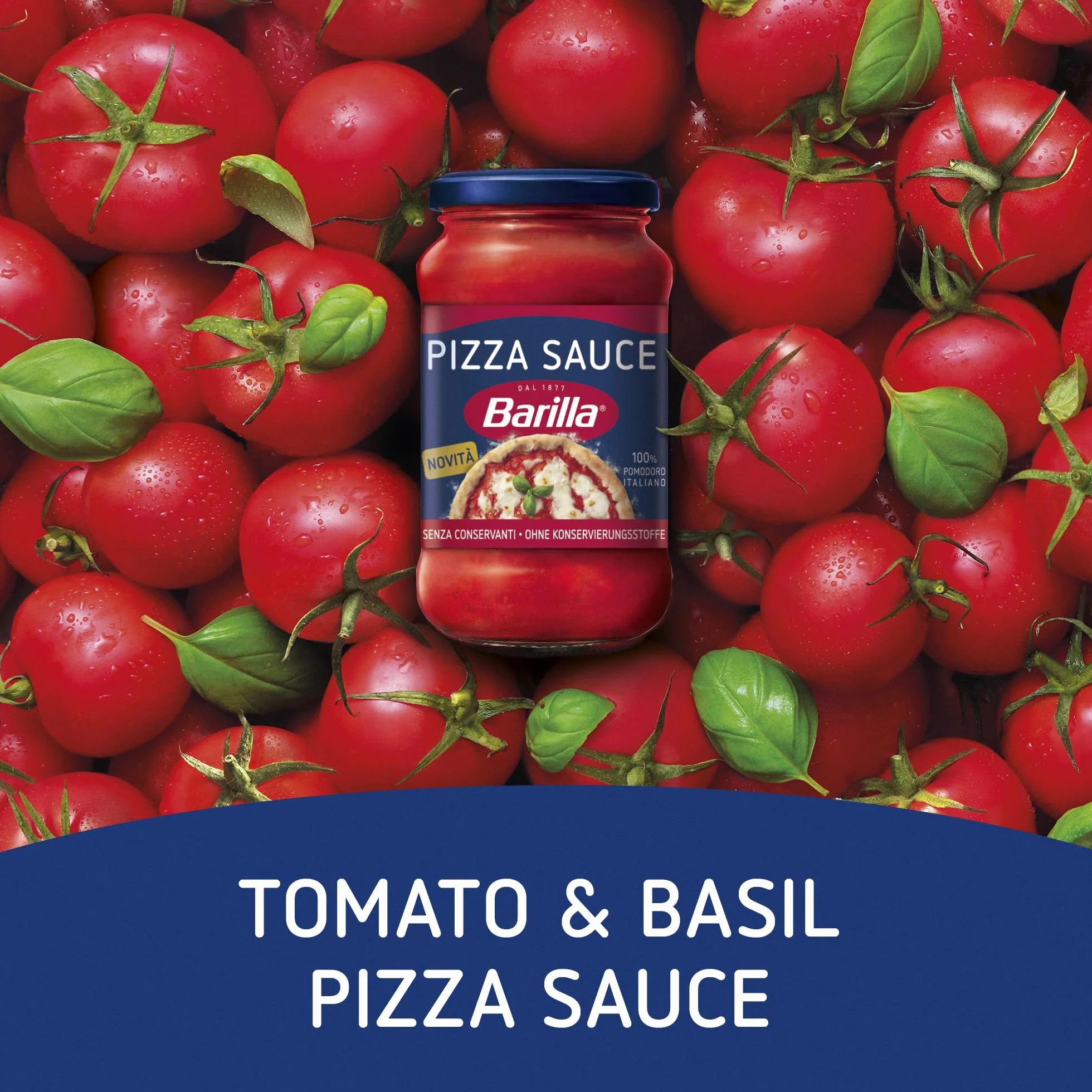 Barilla Salsa de tomate para pizza frasco 400 g