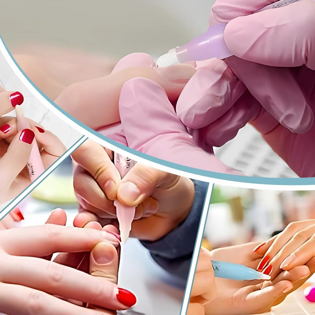 Lápiz corrector de esmalte de uñas 4 piezas con 12 puntas de repuesto sin disolvente