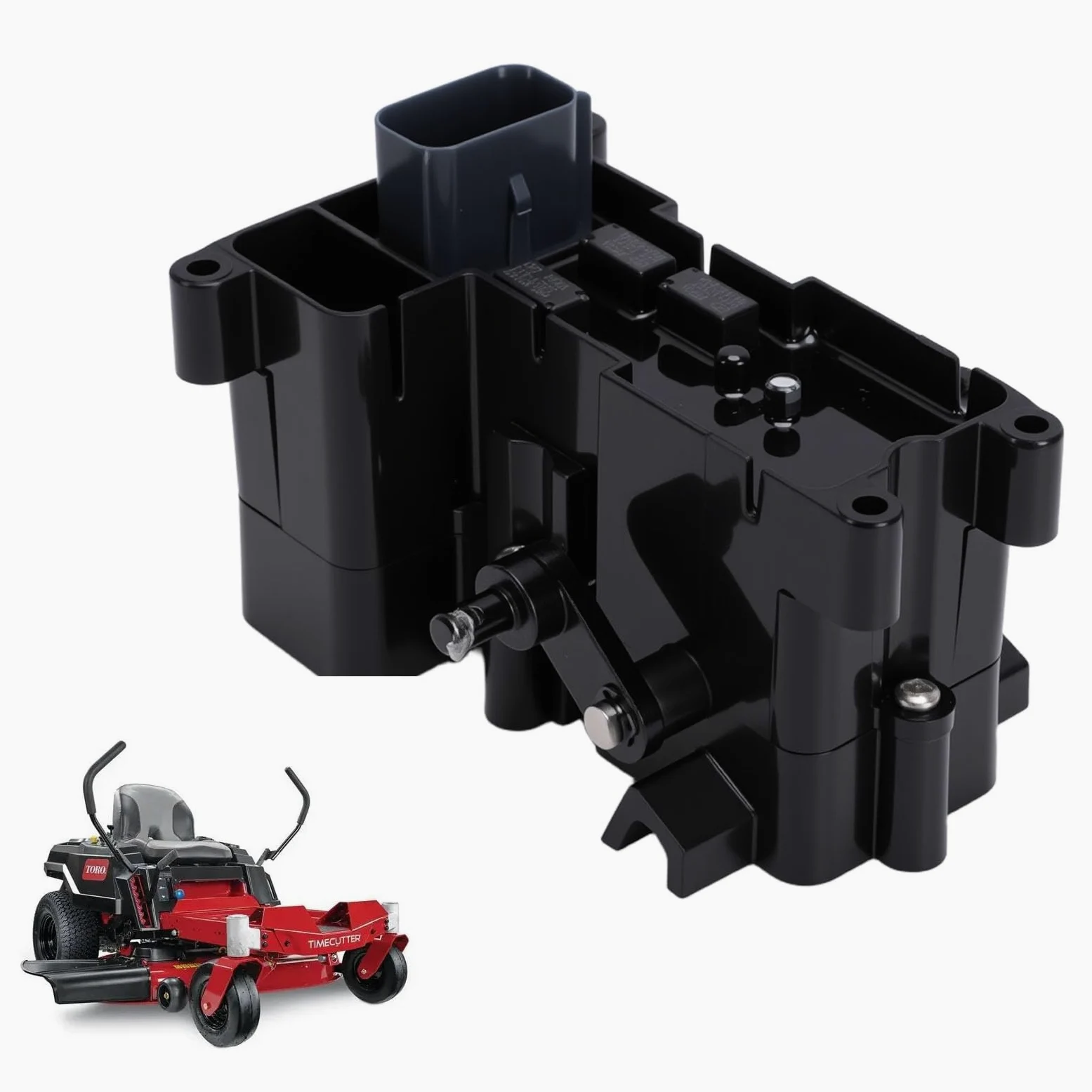 Conjunto de módulo de control de freno 121-3017, 115-9660, 120-7144, compatible con Toro Timecutter y Quest E. Conjunto de caja de freno de repuesto para cortacésped modelo 2012-2014