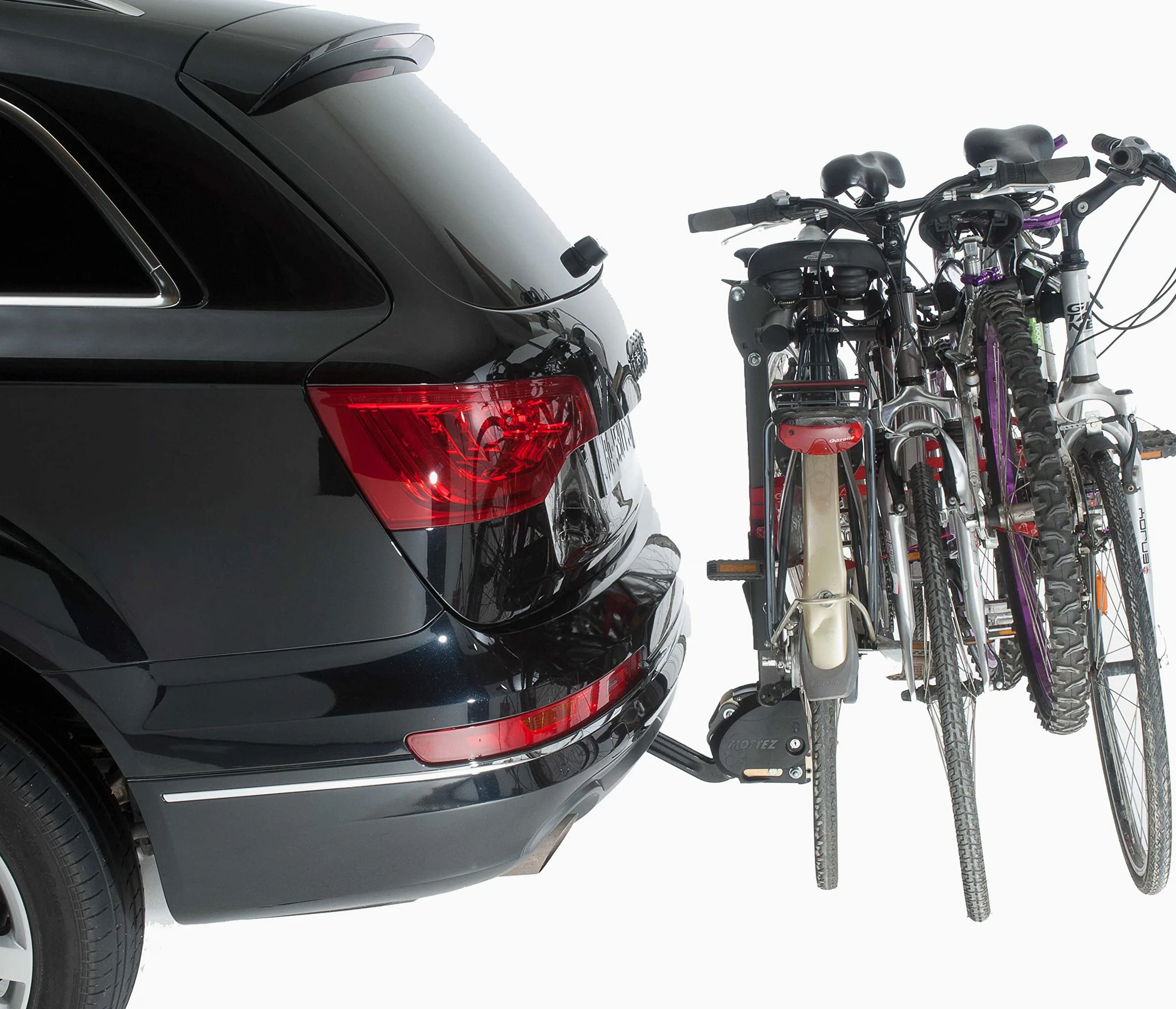 Mottez - Portabicicletas para 4 bicicletas