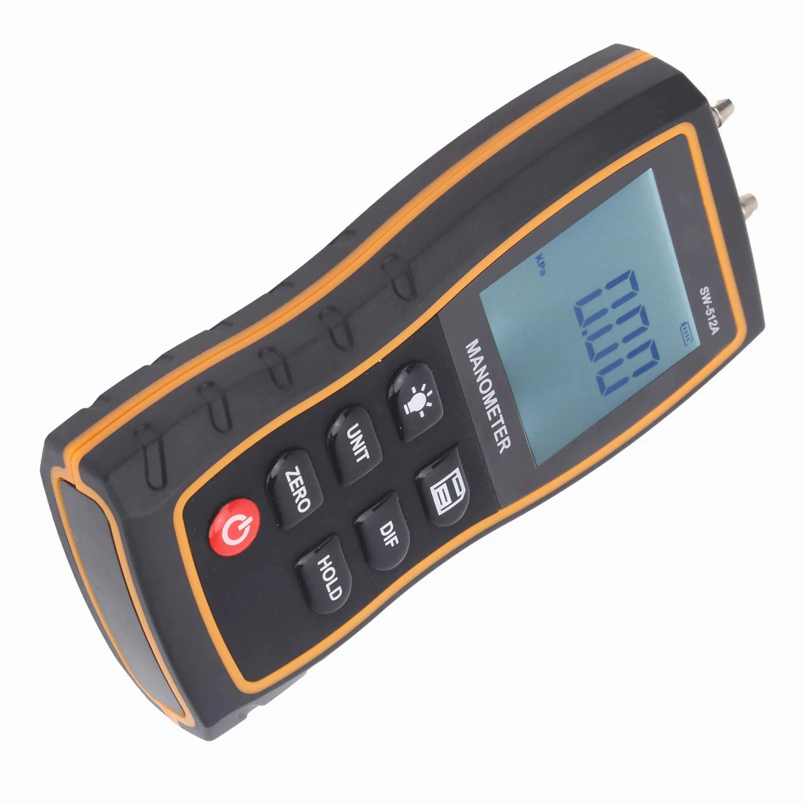 Omabeta Medidor de Aire de Alta Precisión con Manómetro Diferencial Digital SW-512A para Sistemas HVAC con Pantalla LCD Retroiluminada
