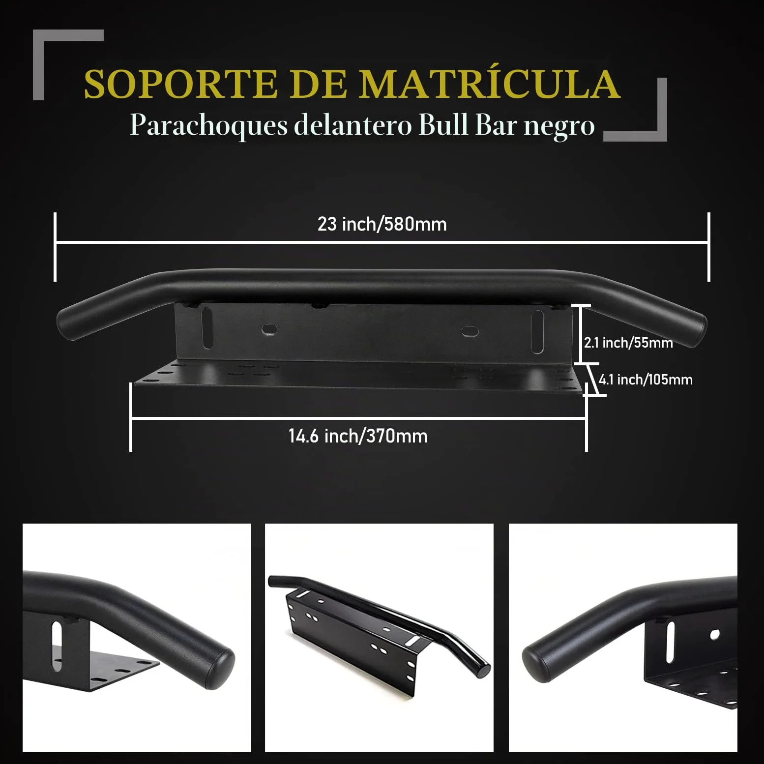SKYWORLD Barra led 4x4, 23 pulgadas 59 cm 480W Barras LED Coche Faro led Focos 12v 24v trabajo con soporte de montaje de placa de matrícula, Toggle arnés de cableado Kit para Coche 4WD ATV SUV Camión