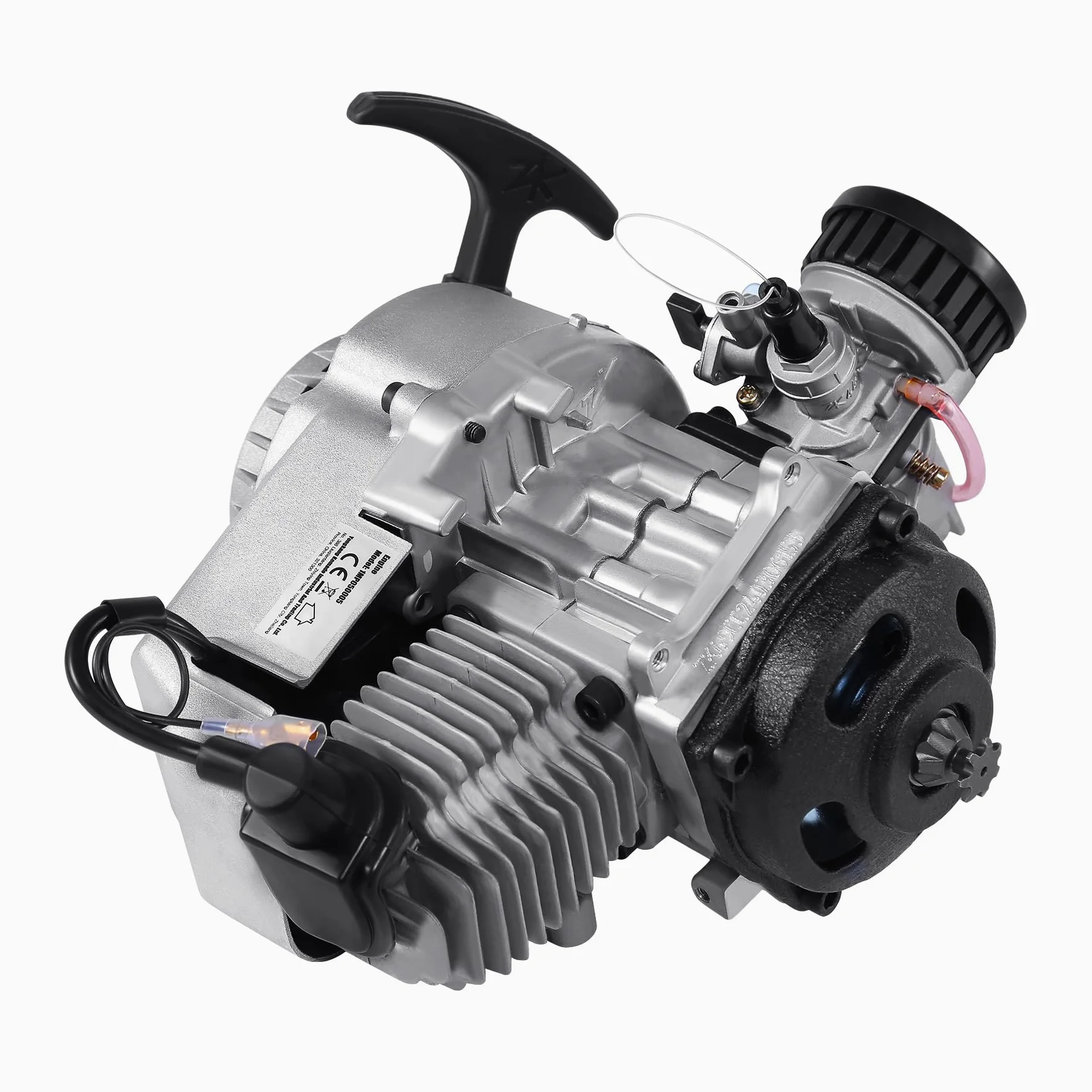 Samger Motor de arranque de 2 tiempos de 49 cc, enfriado por aire, apto para Pocket Bike Mini Dirt Bike ATV Roller