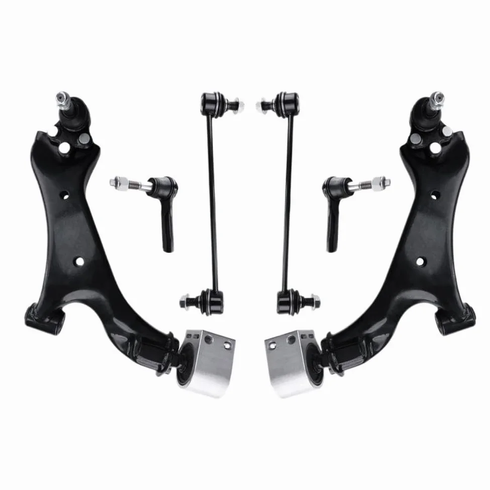 Brazo inferior delantero, barra de dirección, enlace de barra estabilizadora compatible con Equinox Terrain 2010 2011 2012 2013 2014 2015 2016 2017