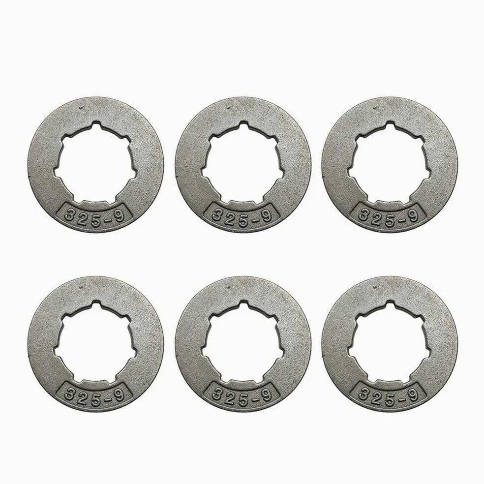 6 Piezas de piñón de Cadena .325-9T, Apto for Motosierra