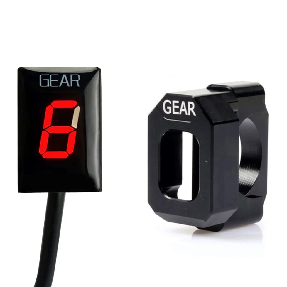 1-6 Velocidad Pantalla LED Indicador de marcha Medidor de pantalla a prueba de agua para SUZUKI GSF 1250 GSF650 Bandit DL650 DL1000 VStrom GSXR 600 GSX-R750 SV 1000 SV650 VL800 RM-Z250