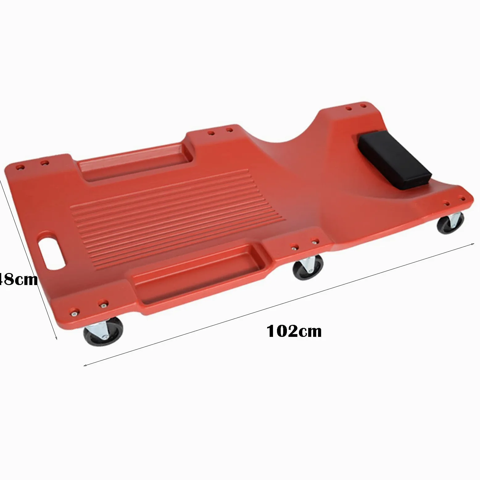 Tablero De Mentira De Reparación De Automóviles De Plástico, Camilla Mecanico , Ruedas Dolly Con Luz, Corredor Universal Flexible, Plataforma Con Ruedas Para El Taller De Reparación De Automóviles