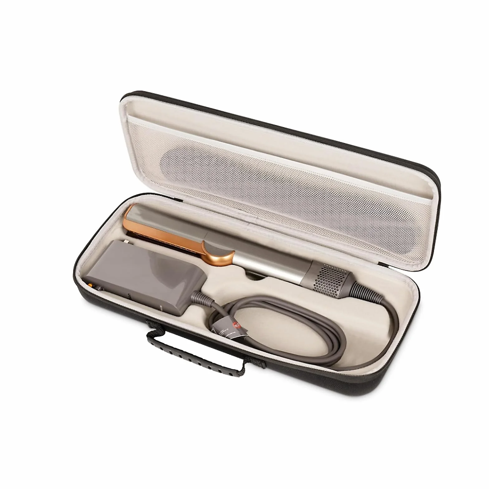 Funda rígida de viaje impermeable a prueba de golpes para Dyson Airstraight HT01, negro, M