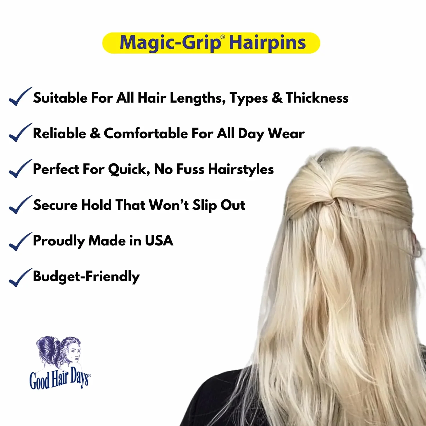 Magic empuñadura de horquillas para el pelo 10 unidades