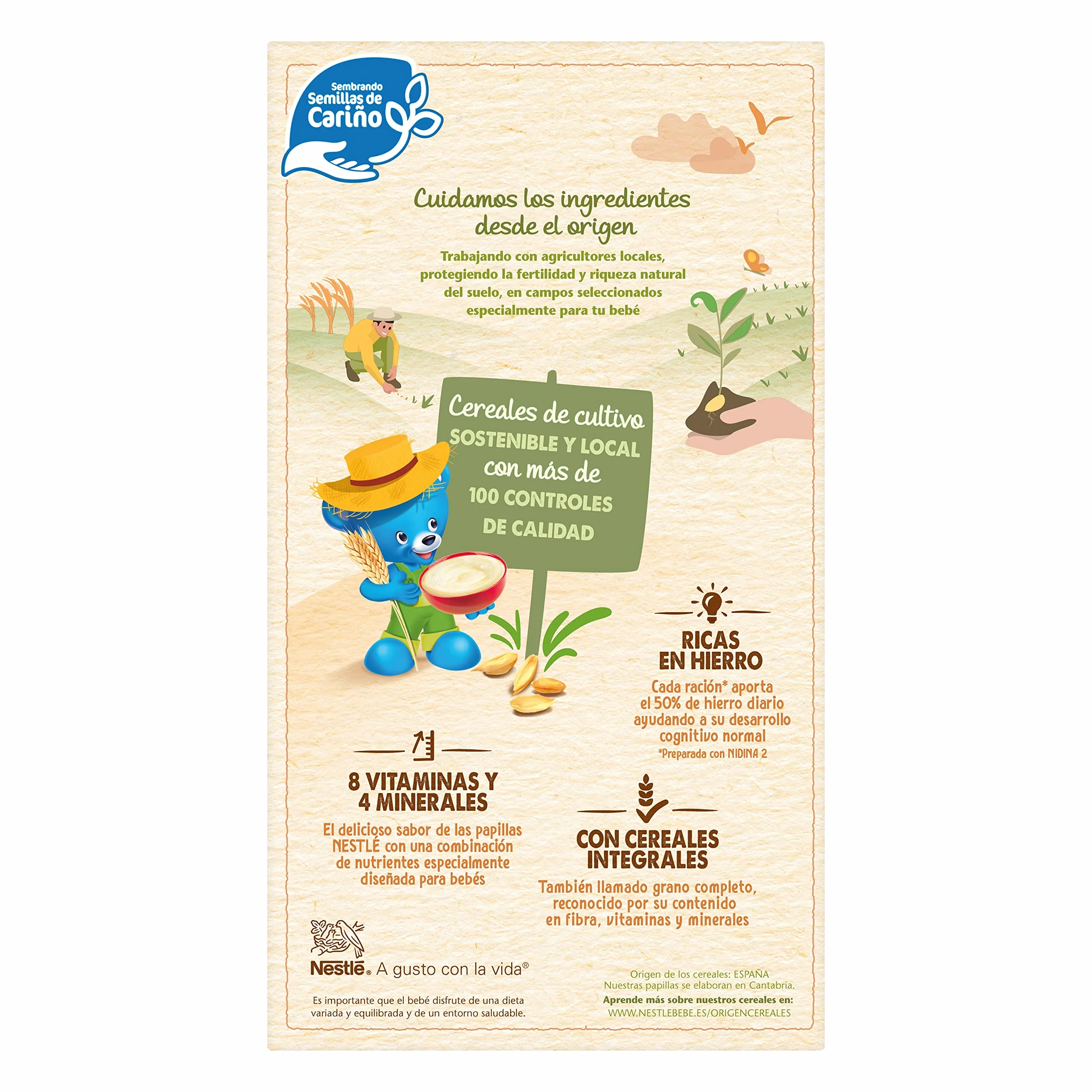 Nestle Papilla 8 Cereales, 950 g