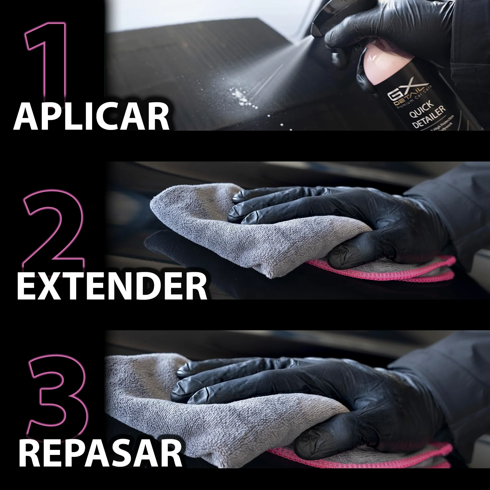 GxDetail Cera Líquida para Coche 5 Litros – Brillo Intenso y Protección Duradera – Quick Detailer - Fácil Aplicación y Acabado Hidrofóbico – Protección UV y Resistencia a la Suciedad.