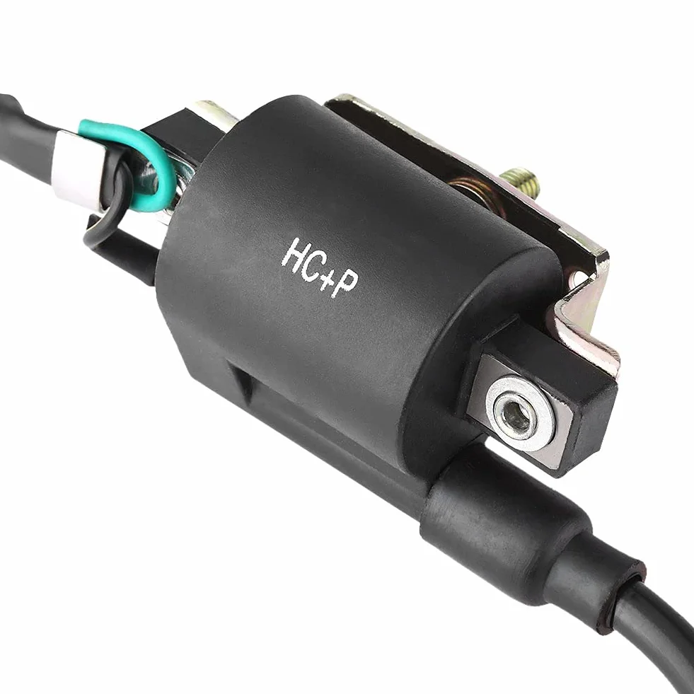 Qiilu Encendido Dirt Bike, Bobina de encendido 12 V para 50 CC 70 CC 90 CC 110 CC 125 CC Pit Dirt Bike ATV