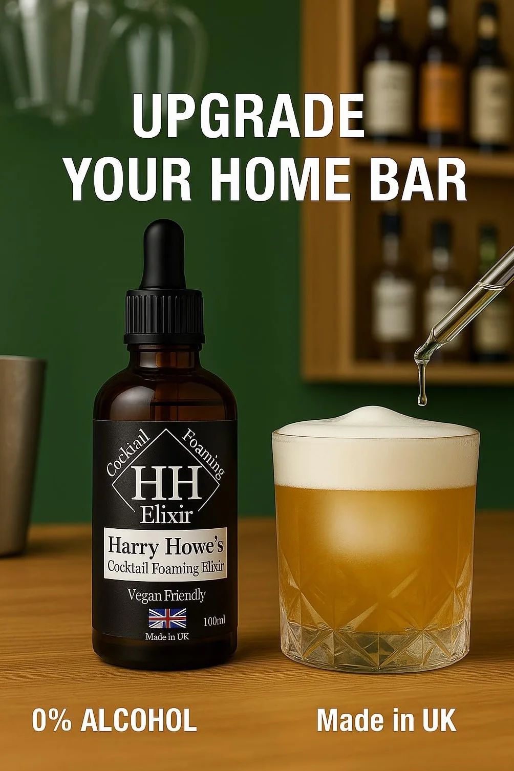 Harry Howe Elixir espumoso de cóctel