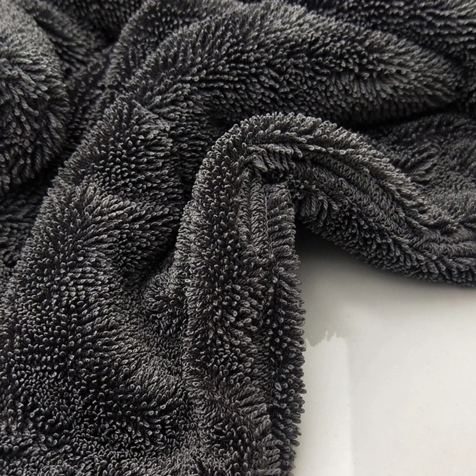 TRUSTTWO Trenza tela de lavado de autos toalla de microfibra toallitas de automóvil suave toallitas de limpieza de automóviles engrosadas herramientas de absorción de toallas que pulieran la depilació