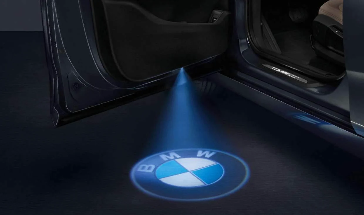 BMW - Proyectores LED originales para puerta de 50mm 1er F40 2er F44 3er G20 G21 G28 Z4 G29 2ª generación