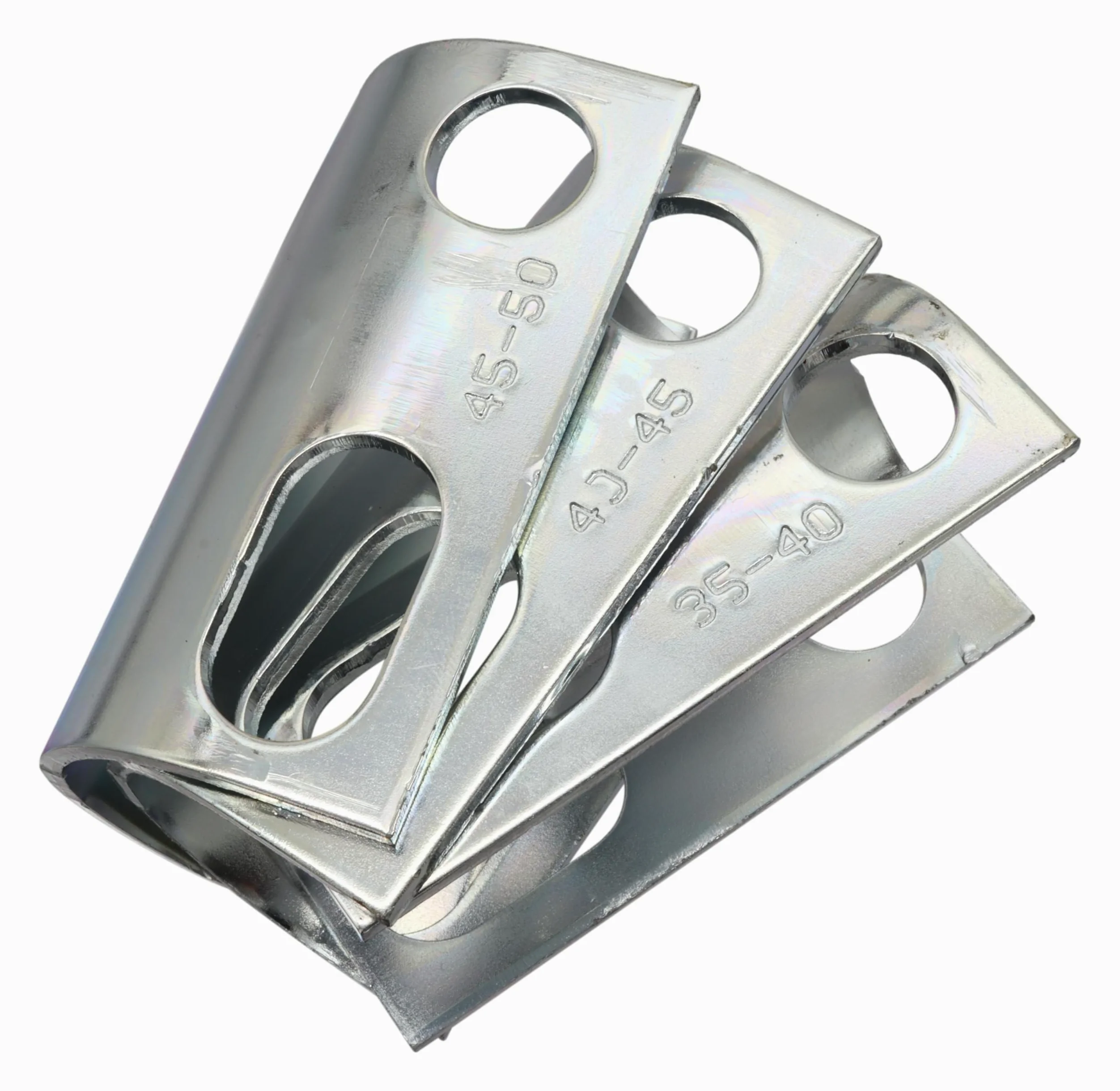SPP Acoplamiento de bola universal hasta 1300 kg TIPO ZSK 1300 C 35-50 mm tubo redondo perforación 12/12 mm horizontal y cruz