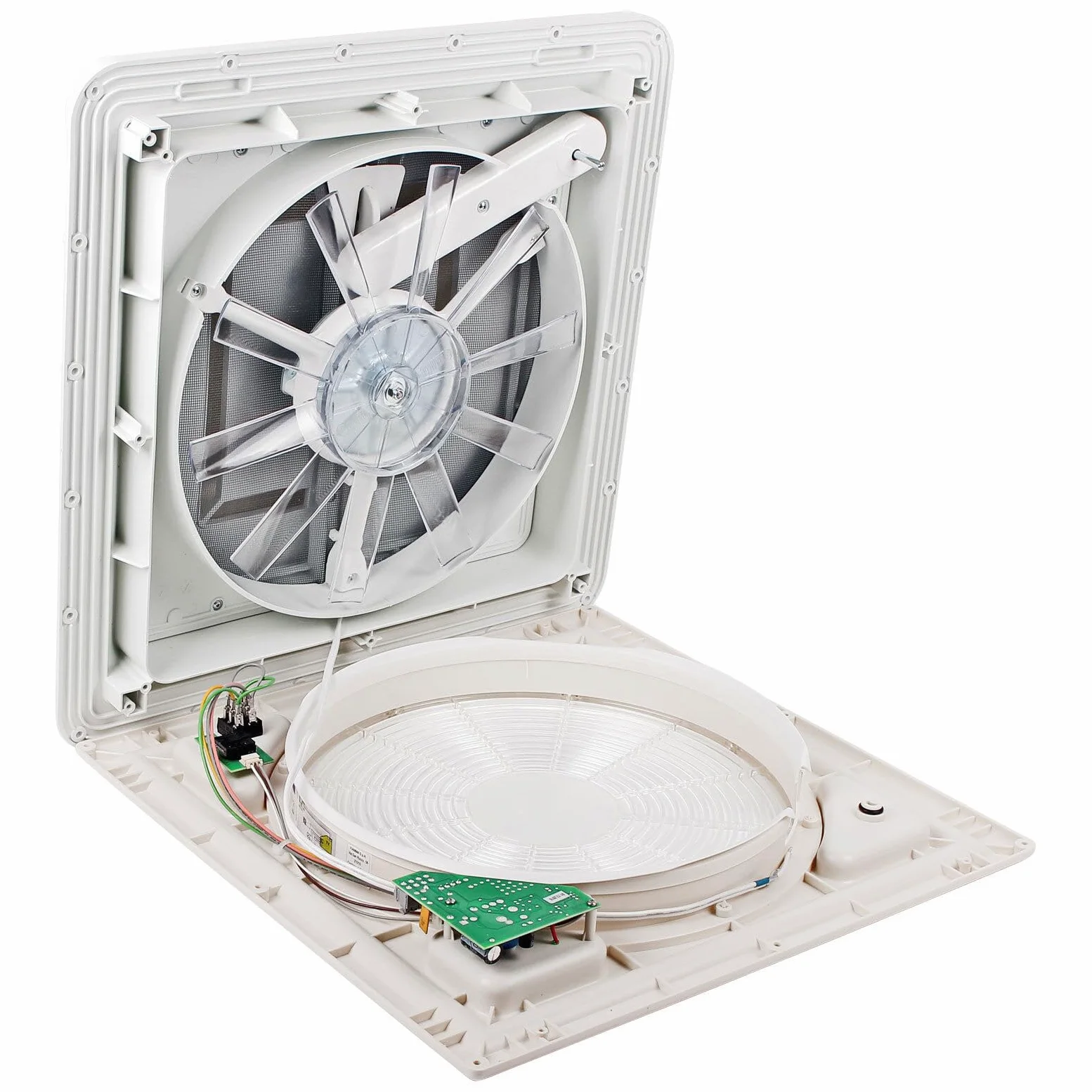 Fiamma Claraboya Polar Control Turbo Vent 40x40 cm Termostato Ventilador 12V Mosquiteras Doble Acristalamiento