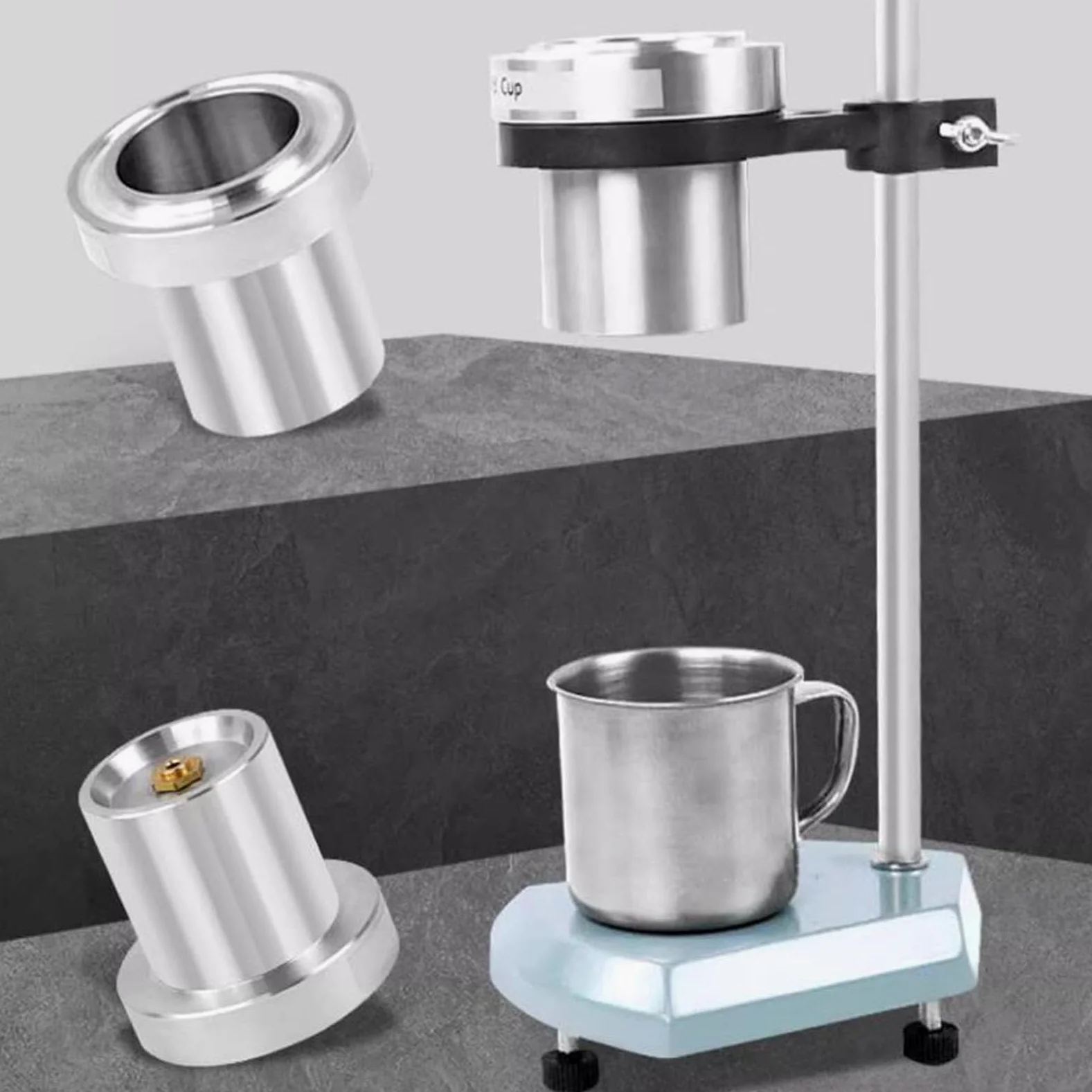 Viscosímetro de Pintura, Viscosímetro de Pintura de 100 ml, Medición Precisa de Viscosidad para Pinturas, Barnices y Varios líquidos, Ideal para Uso Profesional e Industrial
