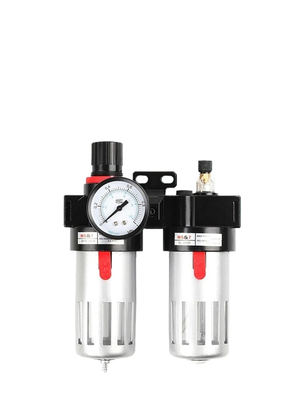 Procesador de Aire BFC2000 Válvula Reductora de presión neumática Válvula reguladora Filtro Separador de Aire, Aceite y Agua BFC3000 4000(BFC2000)