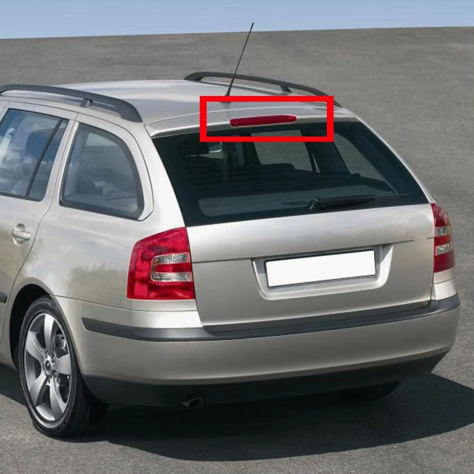 Tercera Luz Stop Compatible Con Skoda Para Octavia 2004-2013 Tercera Luz Freno Trasera Montaje Para Alto Roja Accesorios Coche 1Z9945097C