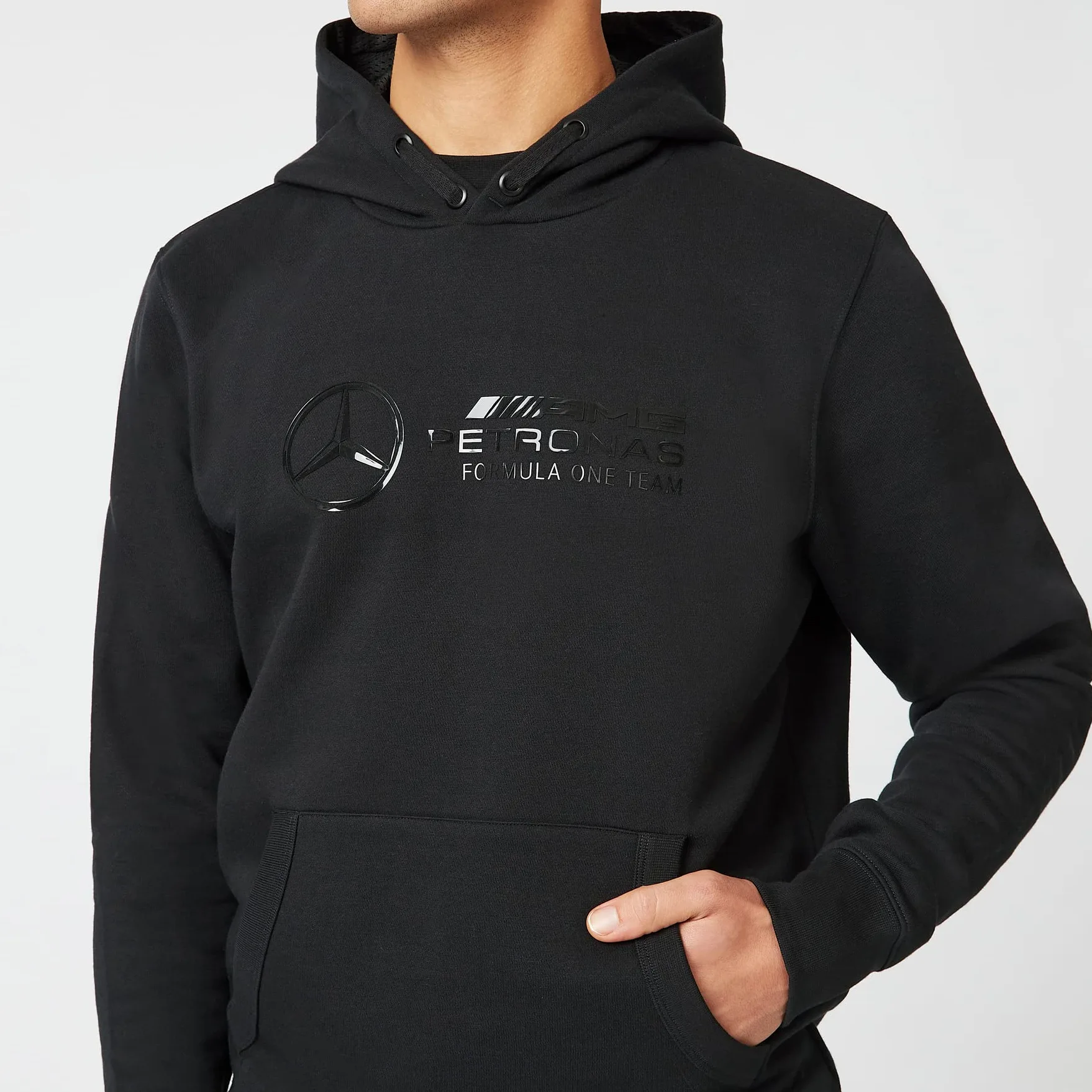 Mercedes AMG Petronas Formula One Team - Colección Oficial de Productos derivados de la Fórmula 1 - Stealth Logo Sudadera con Capucha