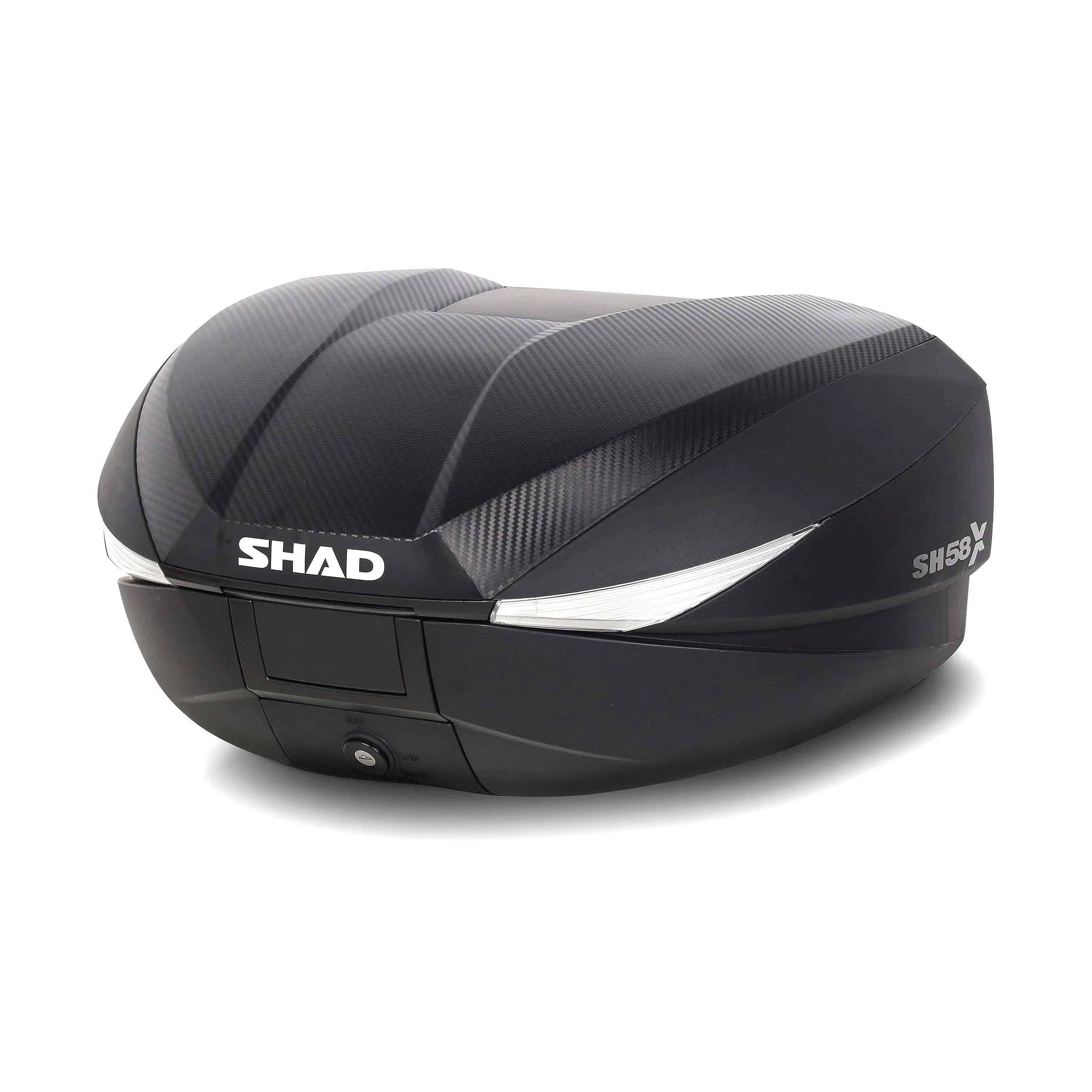SHAD SH58X Carbon Baul Moto Expandible