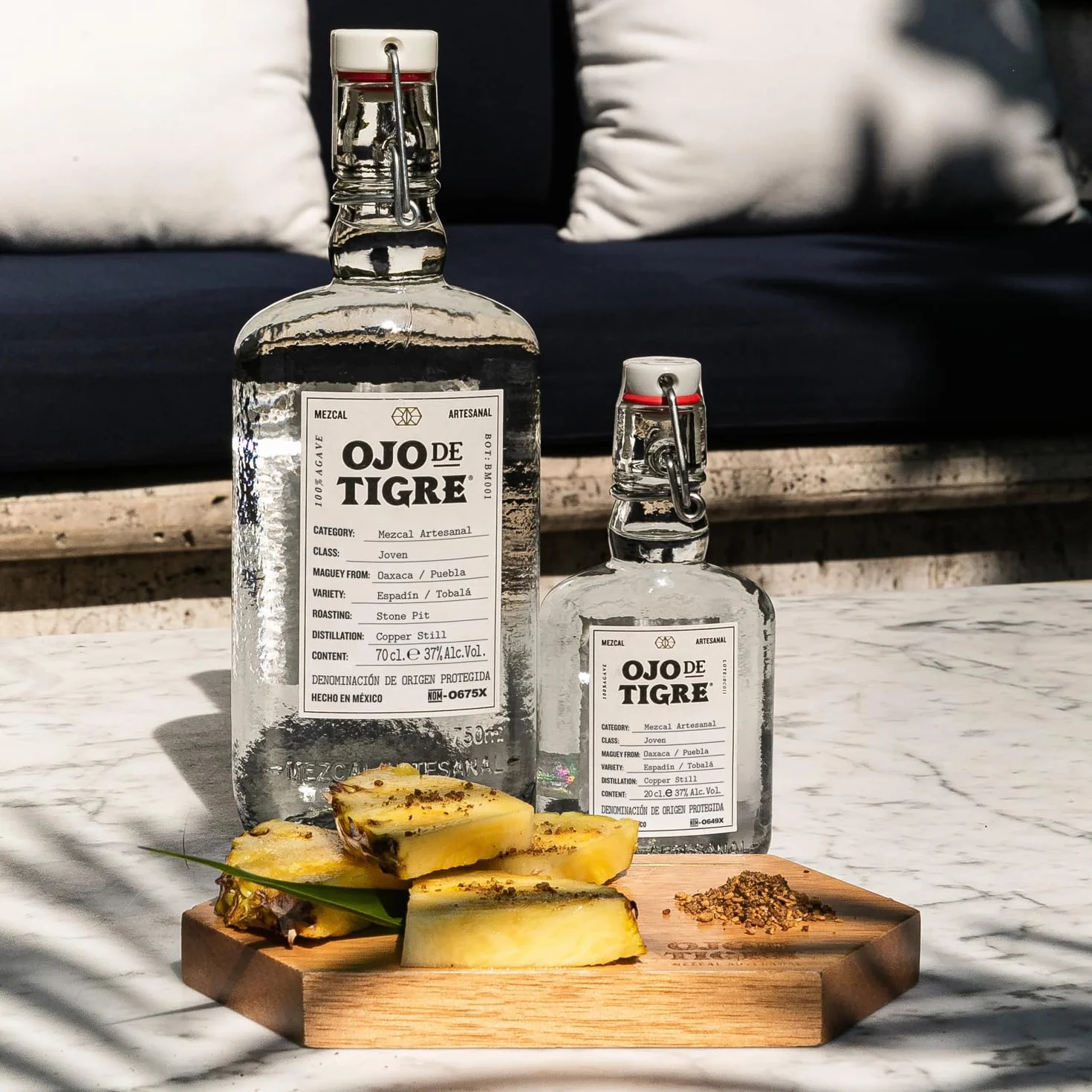 Ojo de Tigre Mezcal Artesanal Joven 100% Agave 37% Vol. 0,7l