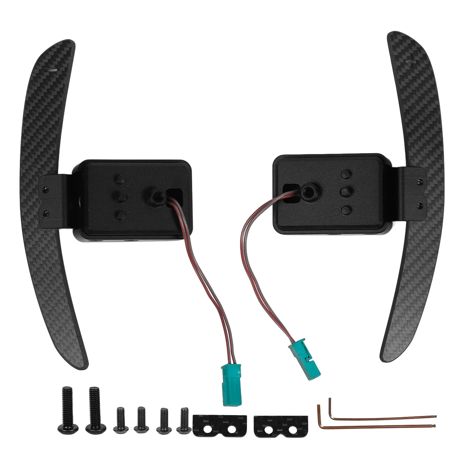 Leva de de Volante Magnética Fibra de Carbono 14cm | Extensiones de palanca de cambios, aleación de metal y fibra de carbono, de marchas interior, ajuste para vehículos G42