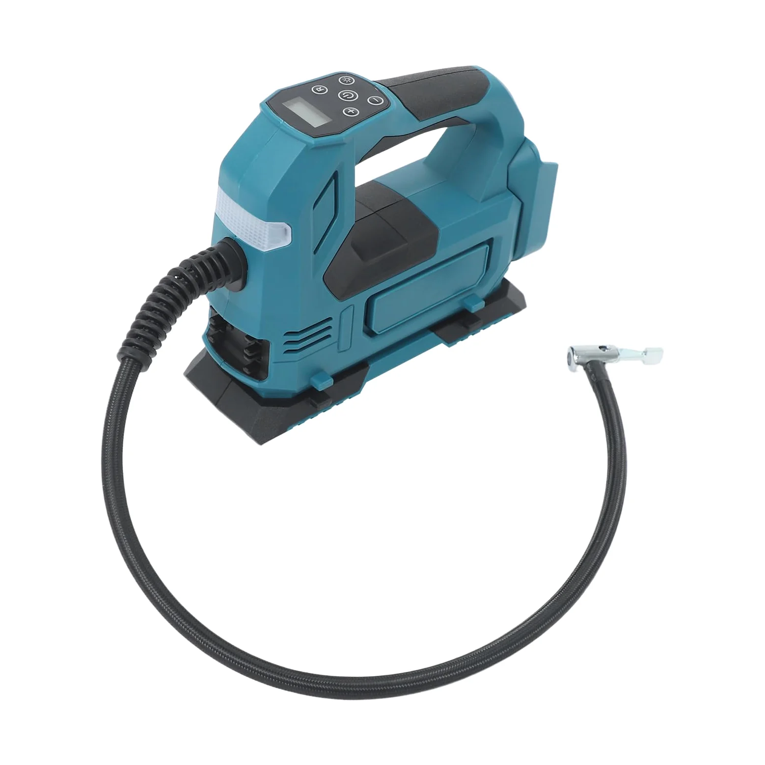 Compresor de aire inalámbrico con motor de cobre puro de 250 W, compresor de aire portátil con indicador y 4 luces LED, bomba de aire de mano inalámbrica para coches, motocicletas, bicicletas