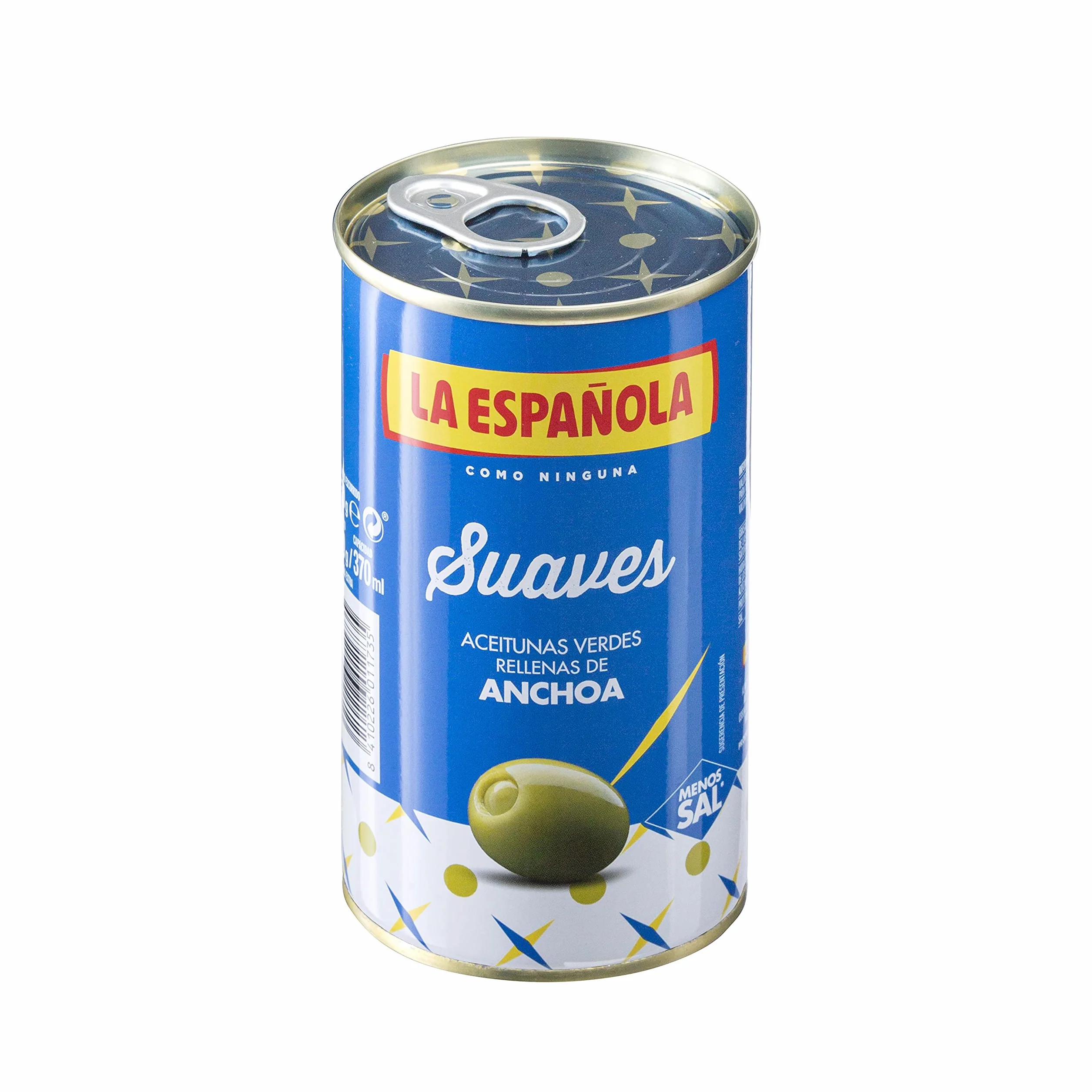 Aceituna Rellena de Anchoa Suave 150 gr Paquete 12 Unidades