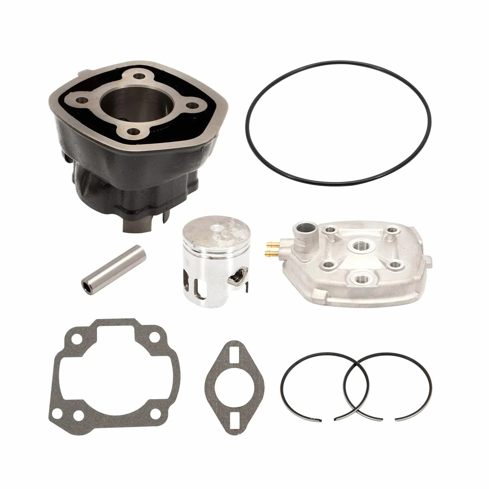 Kit Pistón Cilindro Para Aerox Para Mbk Nitro Malaguti F12 F15 Area 51 2T 70cc 47mm Kit De Cilindro De Gran Cilindro Con Culata