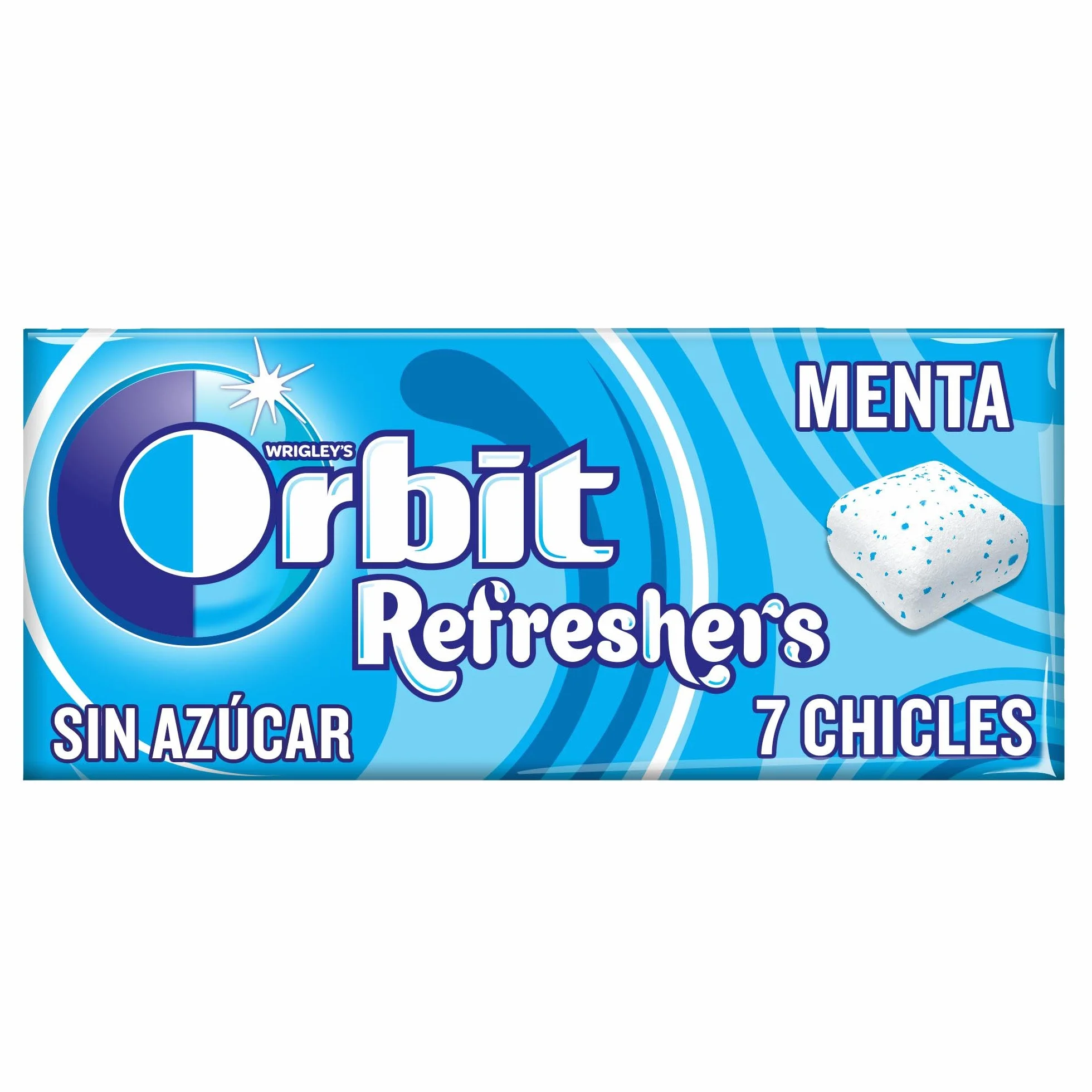 Orbit Refreshers Chicles Sin Azúcar Sabor Menta Pack Bolsillo 112 Chicles
