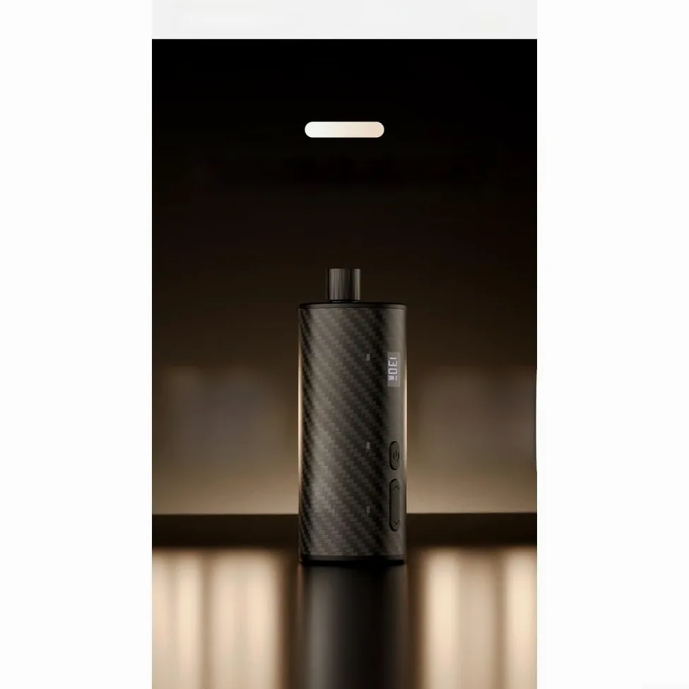 AM9PRO - Bomba eléctrica para bicicleta, para mini bomba de aire con pantalla LED, alta presión de 130 PSI, luz trasera, para válvula Presta, diseño compacto de fibra de carbono