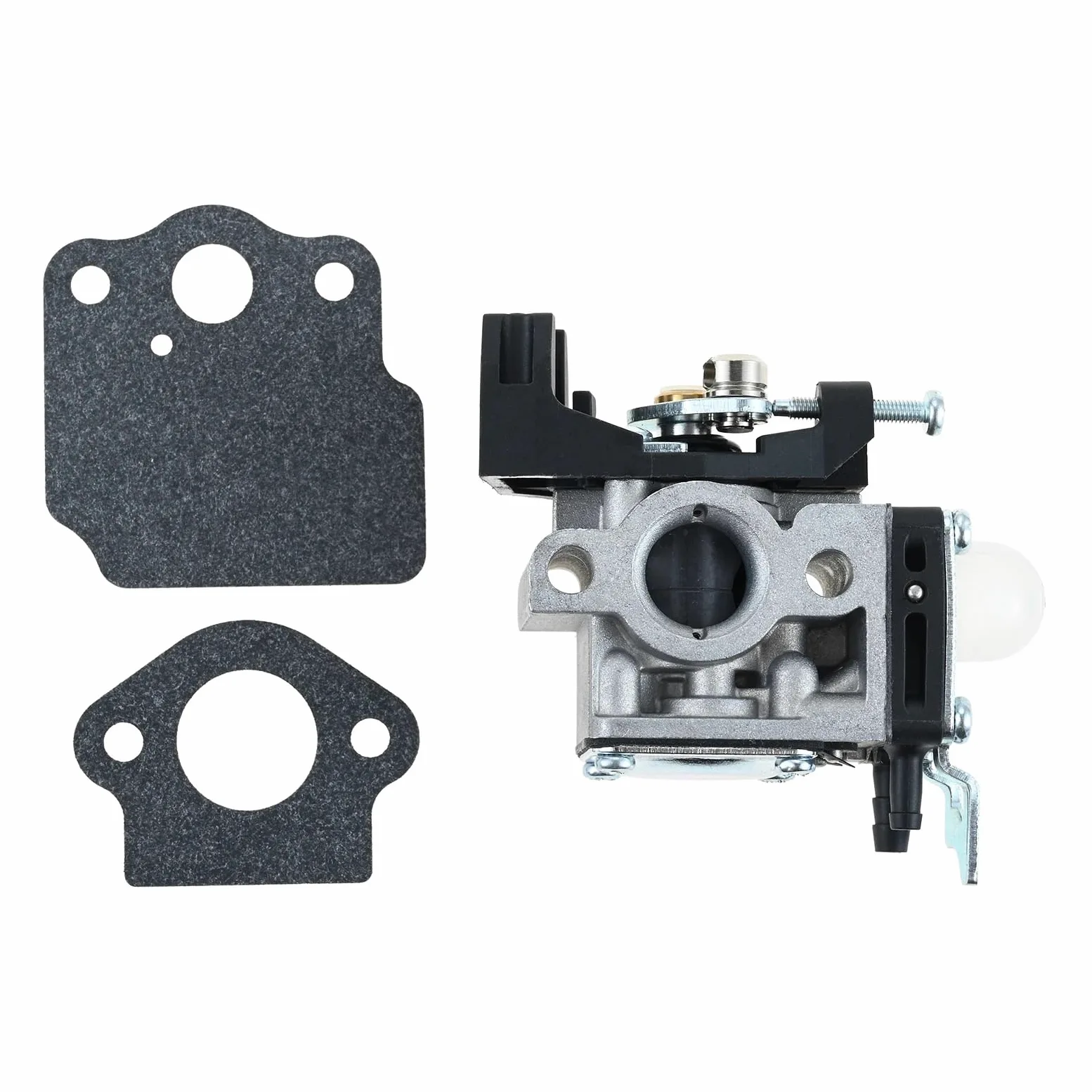 Carburador de motosierra con 2 uds juntas aptas para SRM-3020 PAS-3020 Carb OEM A021004831 herramienta eléctrica jardín