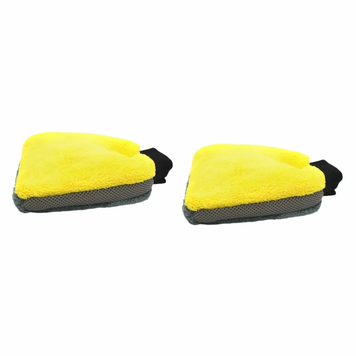 GLEAVI 2piezas Guantes De Lavado De Autos Impermeables De Microfibra Doble Cara Diseño Práctico para Limpieza De Vehículos y Superficies Delicadas Guantes De Lavado para Hogar y