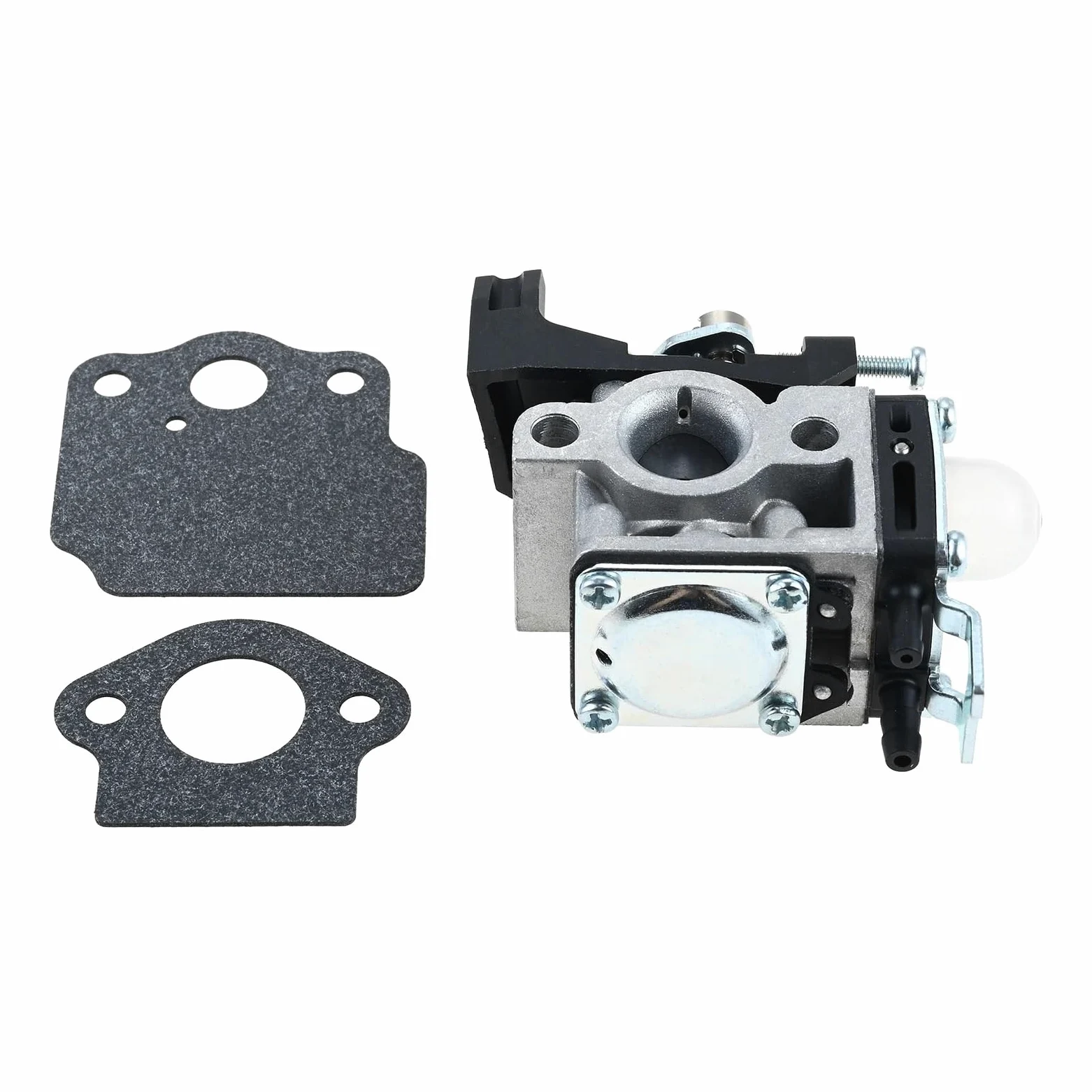 Carburador de motosierra con 2 uds juntas aptas para SRM-3020 PAS-3020 Carb OEM A021004831 herramienta eléctrica jardín