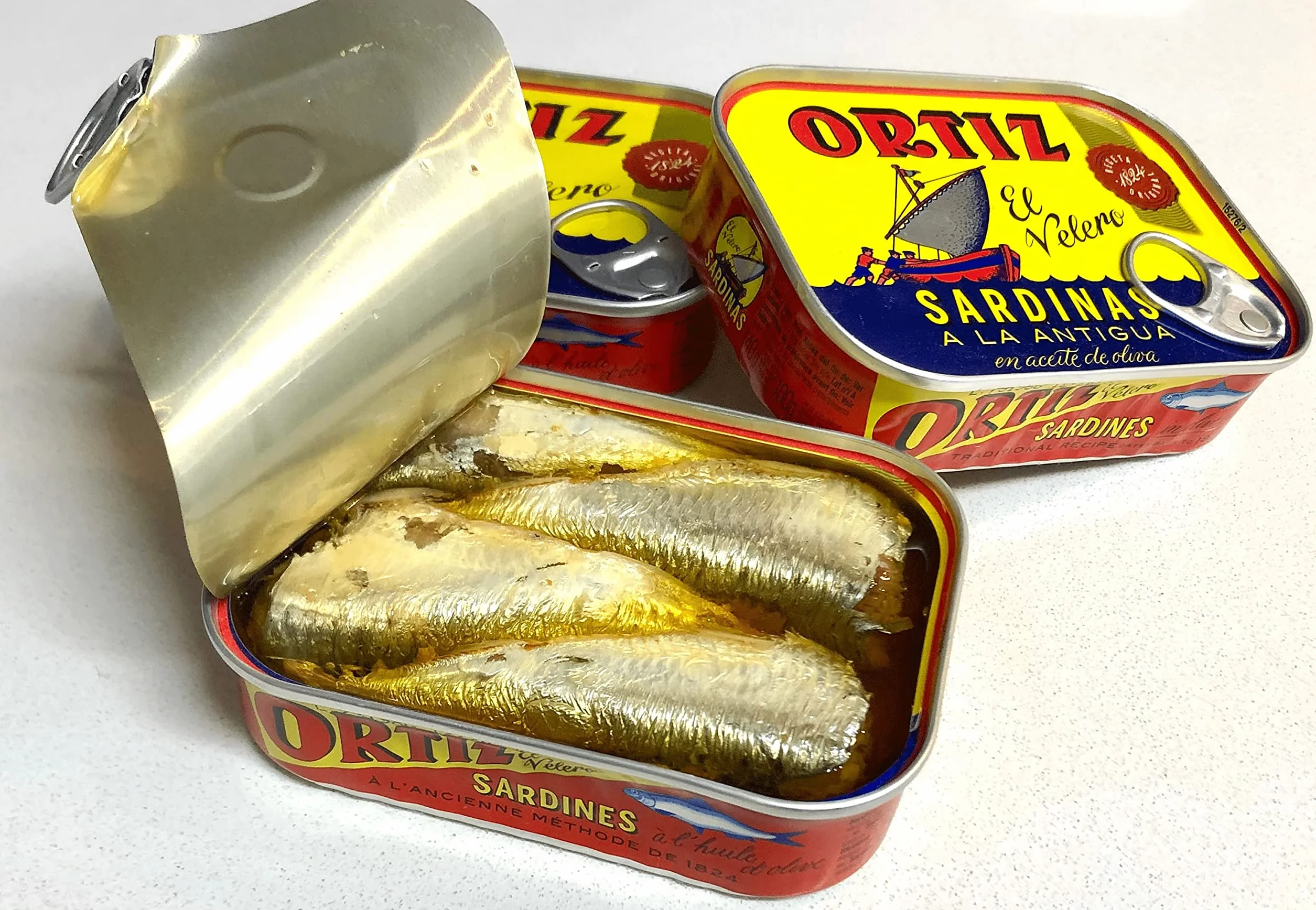 Ortiz Sardinas a la antigua en aceite de oliva 140g Pack 20 unidades