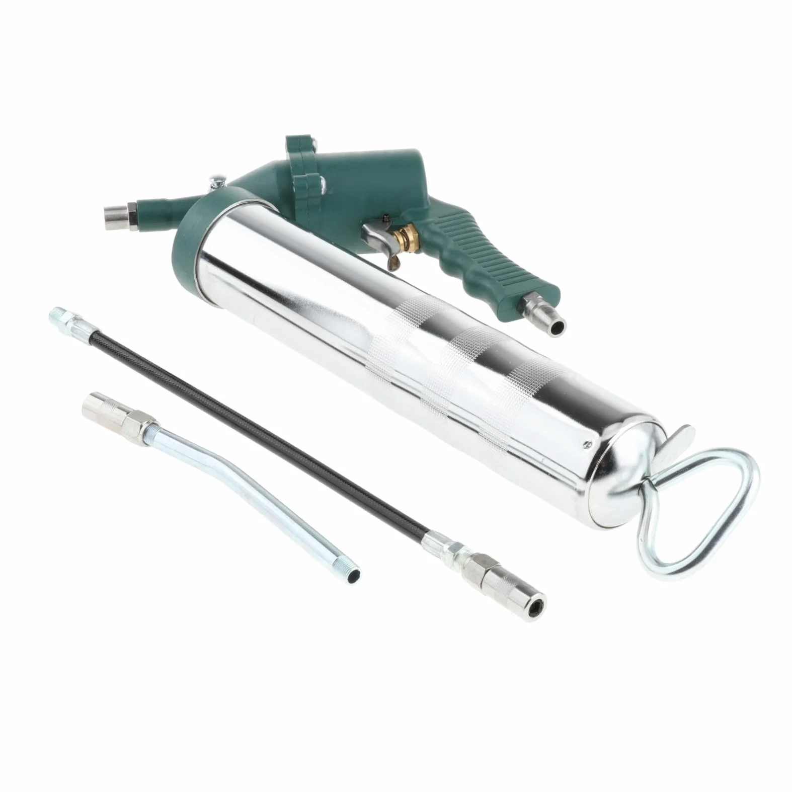 Pistola de engrase Pistola de Grasa con Cartucho de Grasa de 14 oz para reparación de automóviles Presión de Trabajo: 8000PSI Accesorios de engrase
