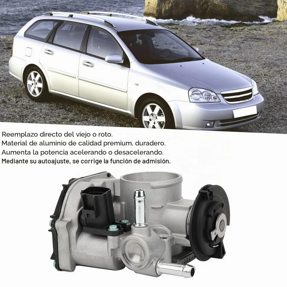 Cuerpo del acelerador,conjunto del cuerpo del acelerador de inyección de combustible 96394330 Ajuste de repuesto para reemplazo de automóvil, de combustible