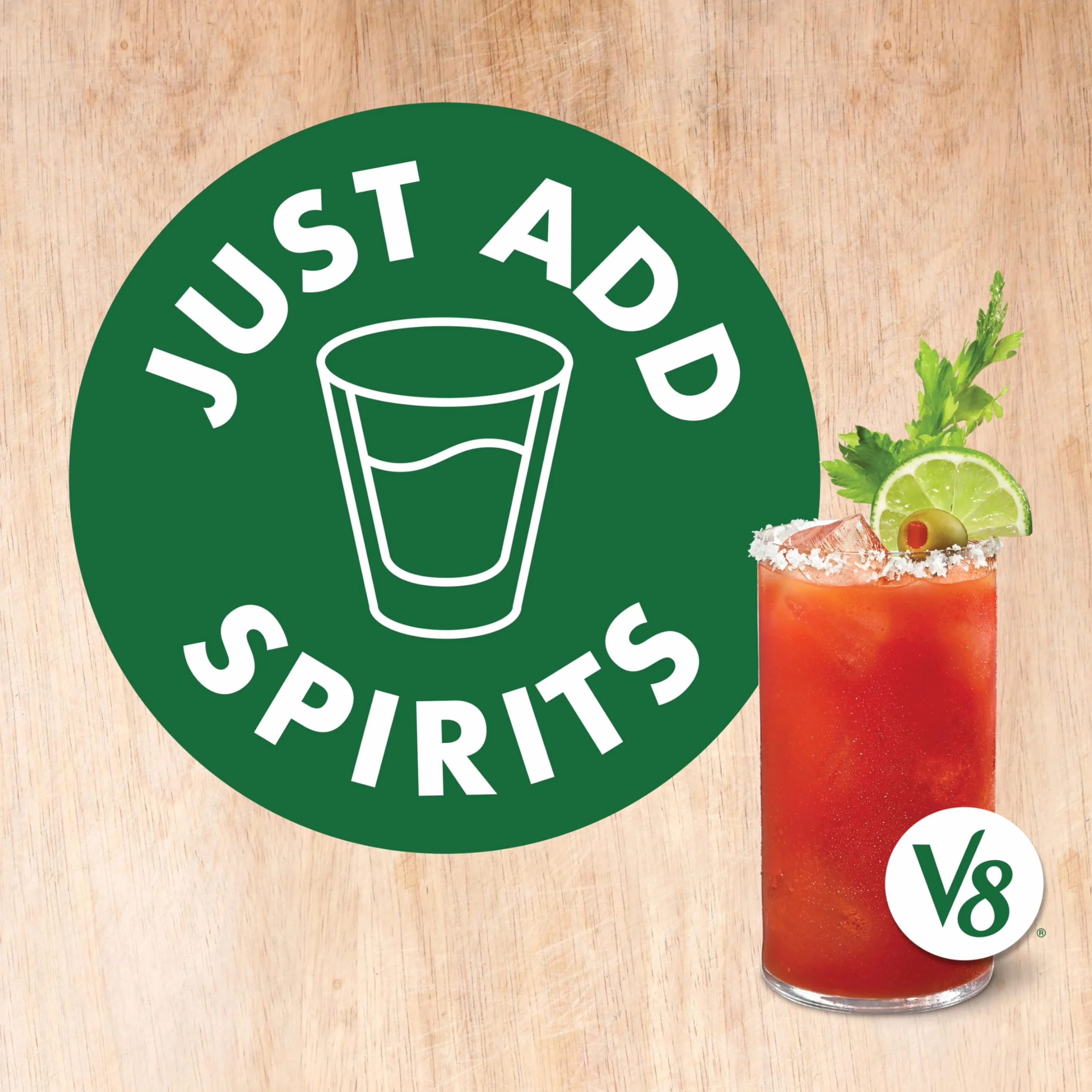 V8 Bloody Mary Mix, jugo de verduras para cócteles, botella 46 oz