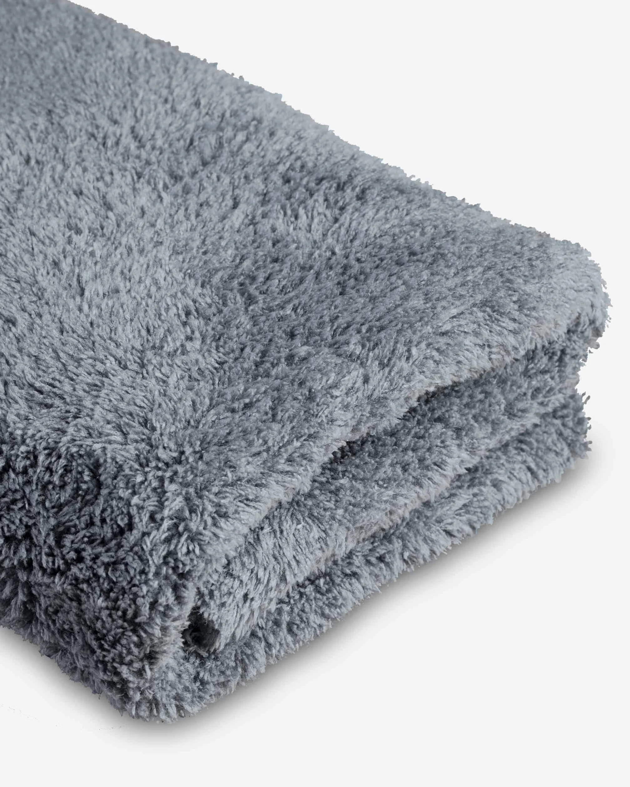 Adam's Borderless - Toalla de Microfibra sin Bordes Color Gris, 480 g/m², Microfibra de Felpa de 16 x 16 Pulgadas, Tacto Delicado para Las Superficies más delicadas (Paquete de 12)