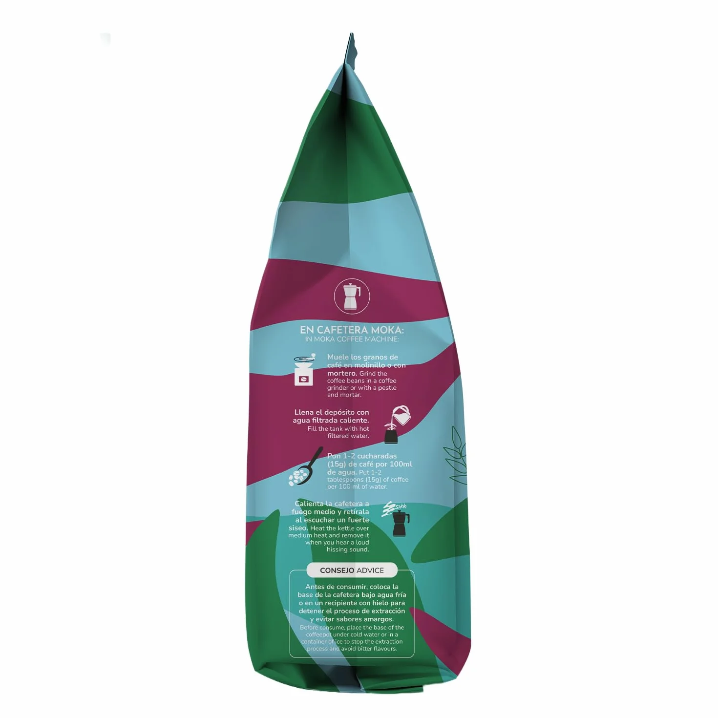 Café Grano Ecológico 100% Arábica 1 kg Pack 3x bio premium sabor suave y afrutado
