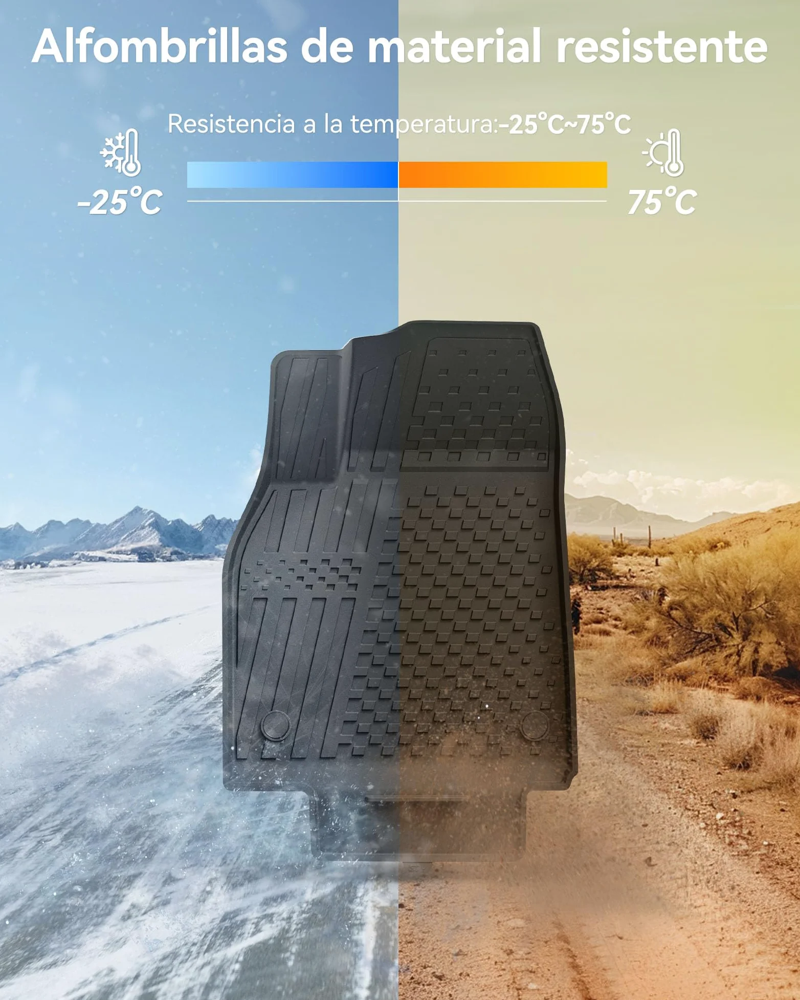 3W Alfombrillas de Coche para Tesla Model Y 2025 2026 Juniper,Incluyendo Alfombrilla de Maletero en Material Thorex™ Premium, Aptas para Todas las Estaciones, Antideslizantes e Impermeables,Accesorios