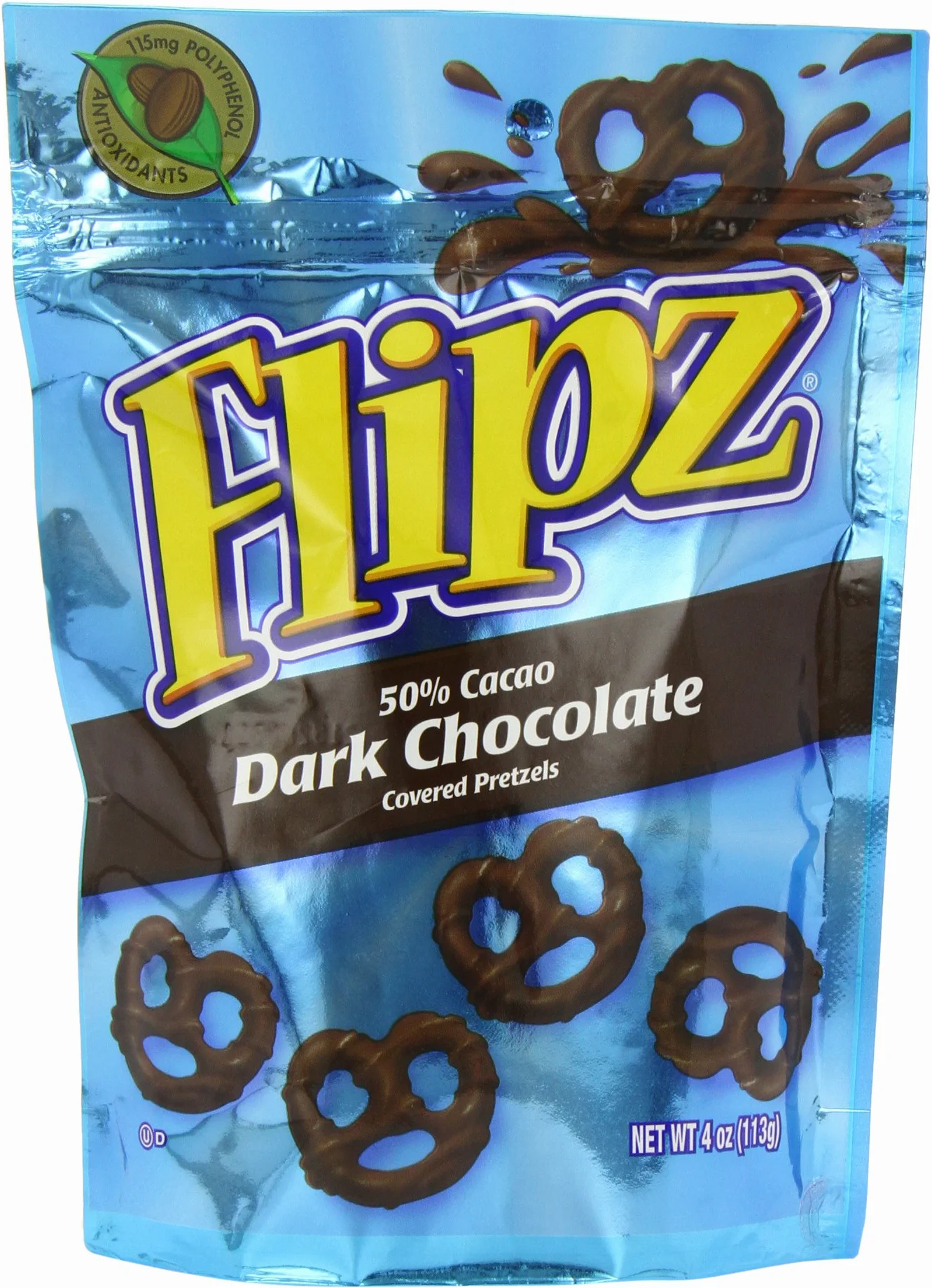 Flipz Dark Chocolate Covered Pretzels 113g Pack of 2