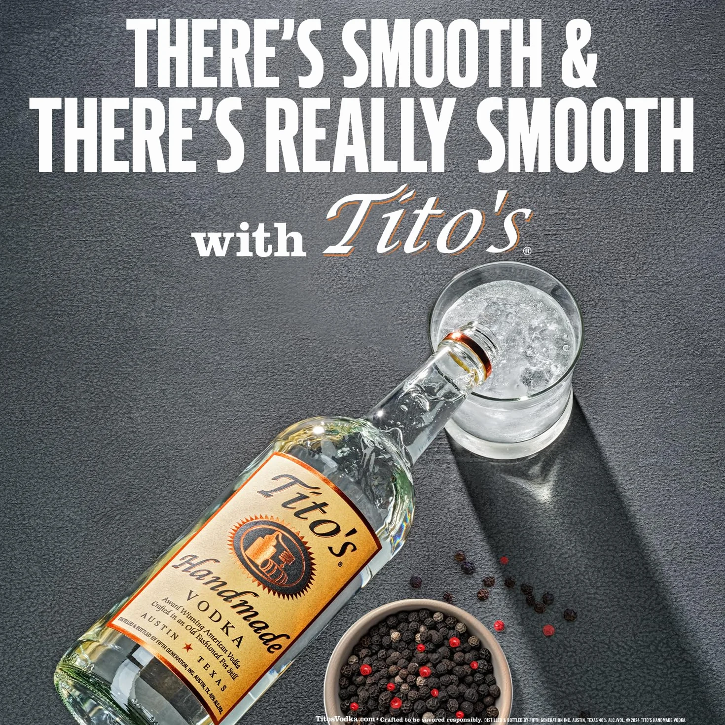 Tito's Handmade Vodka Artesanal Sin Gluten 700ml