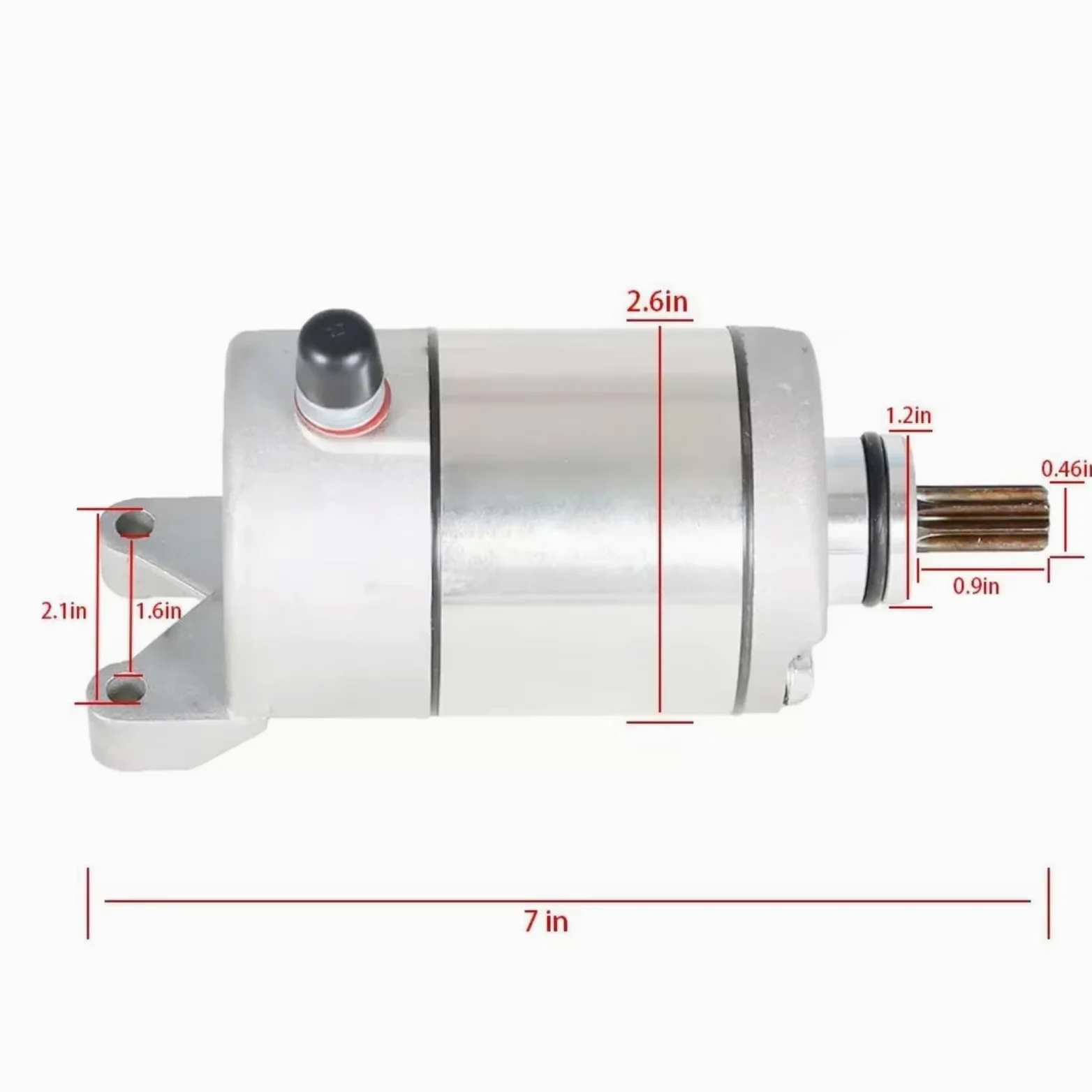 Motor de Arranque eléctrico para Motocicleta TTR250 1999-2004, número de Pieza OEM 4GY-81800-02-00, 4GY-81890-00-00. Reemplazo del Motor de Arranque de la Motocicleta.