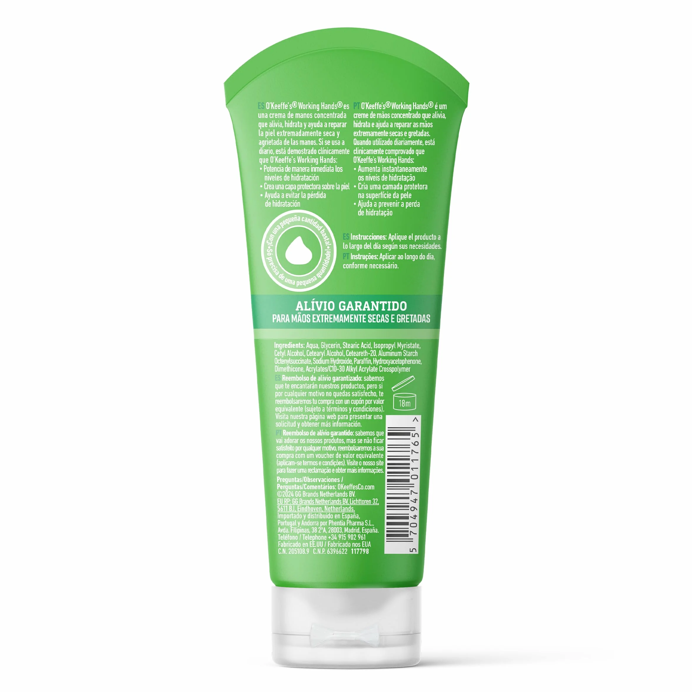 O`Keeffes Working Hands Crema para manos secas y agrietadas 80ml