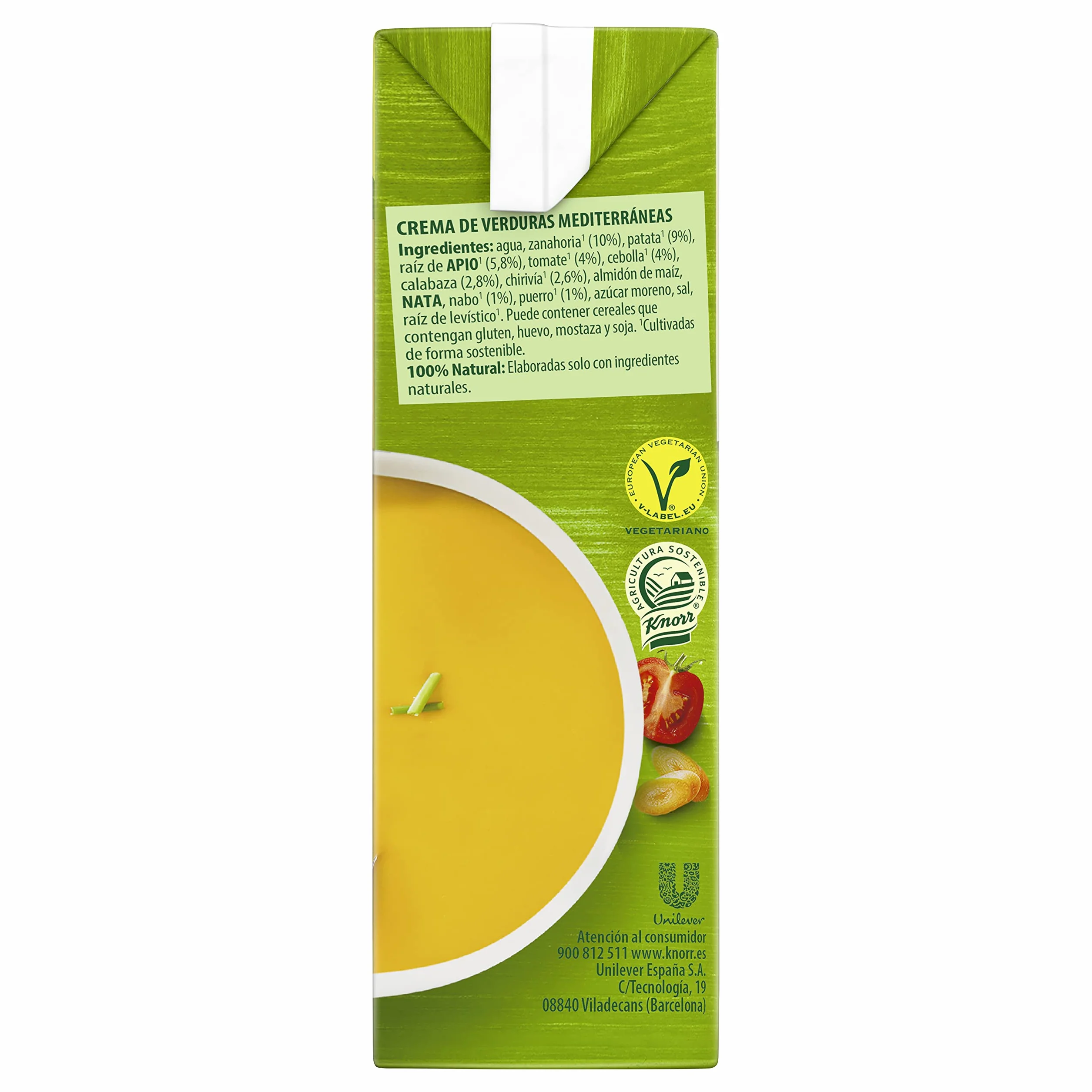 Knorr Crema de Verduras Mediterraneas 500ml