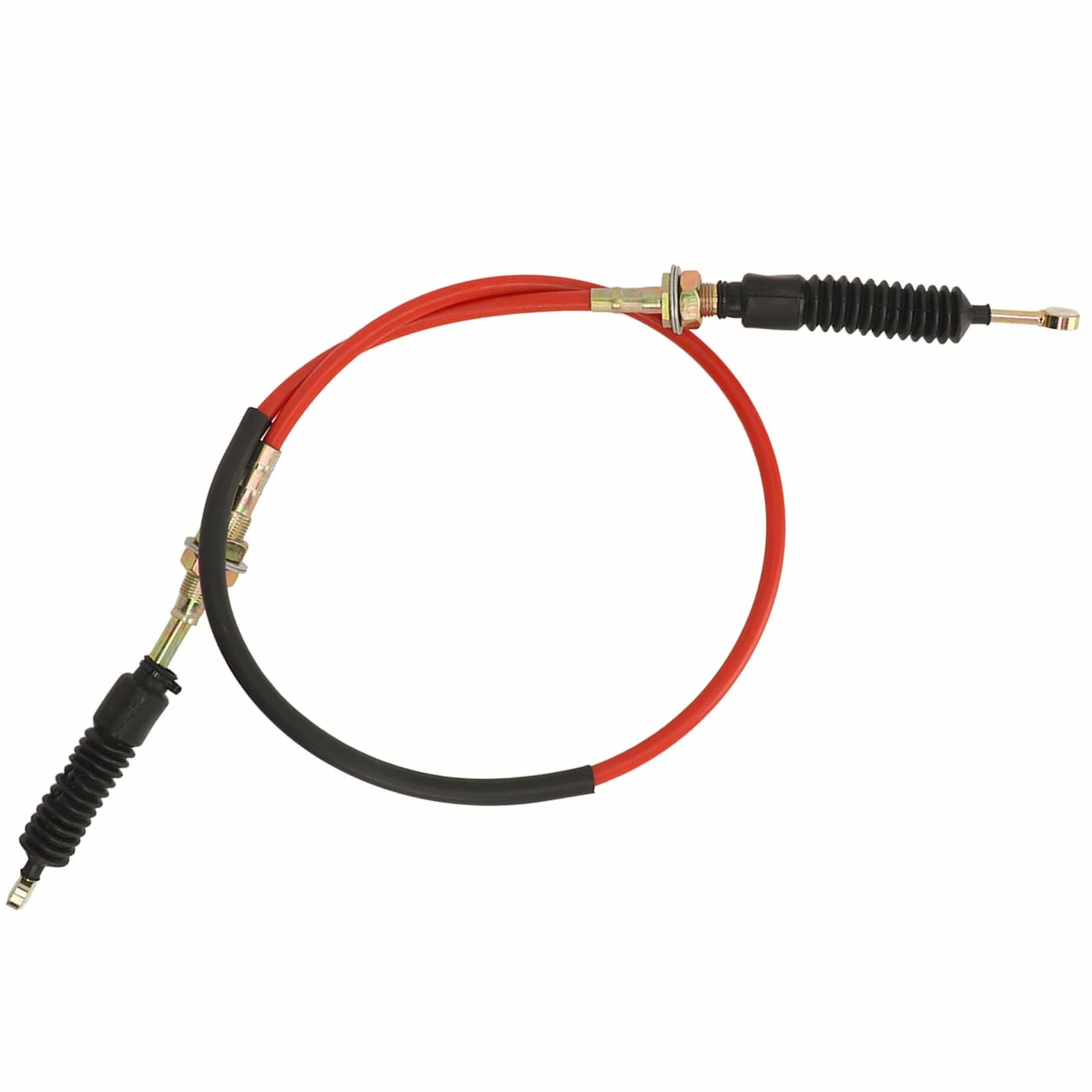 Tbest Cable de Transmisión de Marcha Atrás, Línea de de Marchas, Construcción Duradera de Aleación de Acero con Funda de PVC para Go Karts de hasta 250